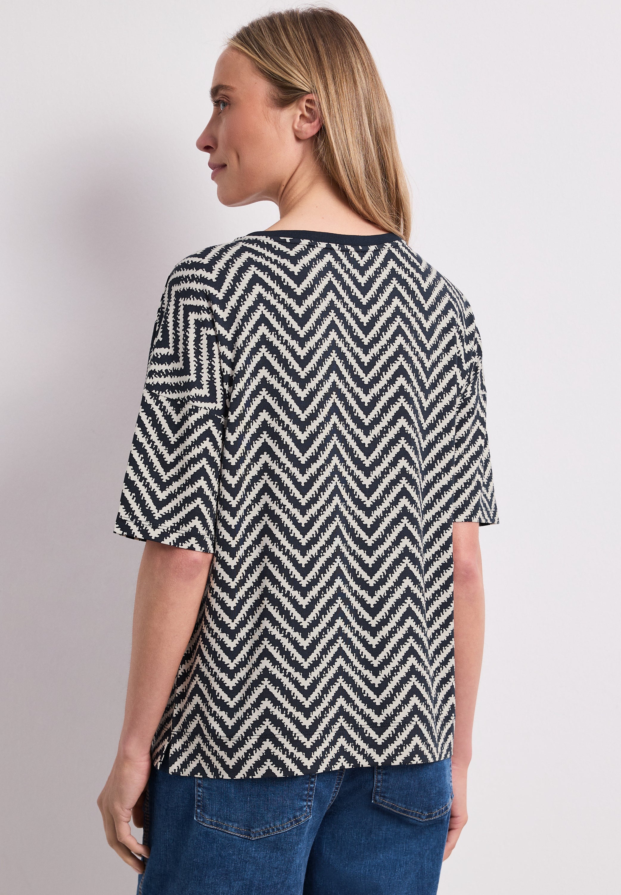 Street One Damen T-Shirts Deep Blue