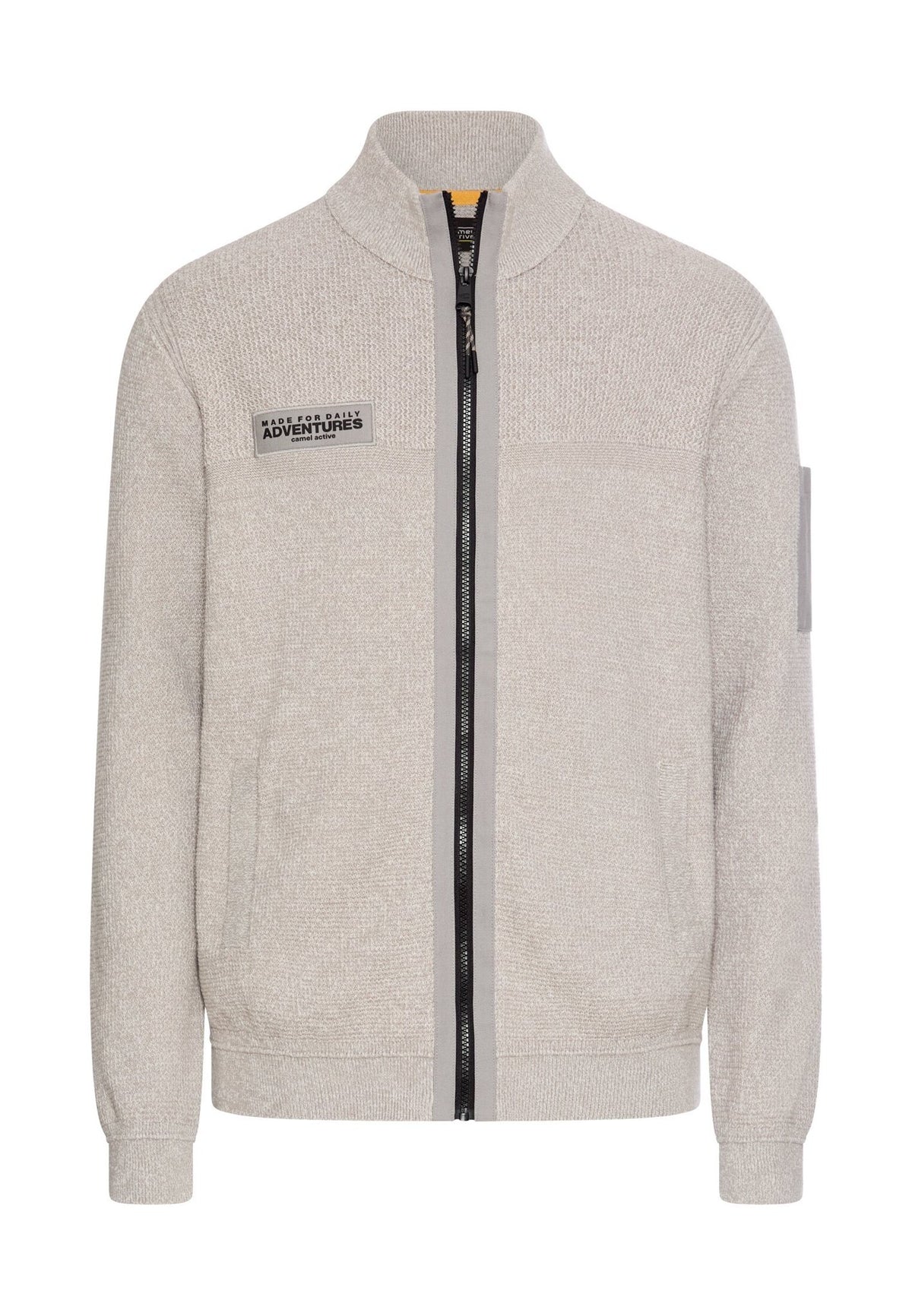 Camel active Herren Strickjacken Dust Grey
