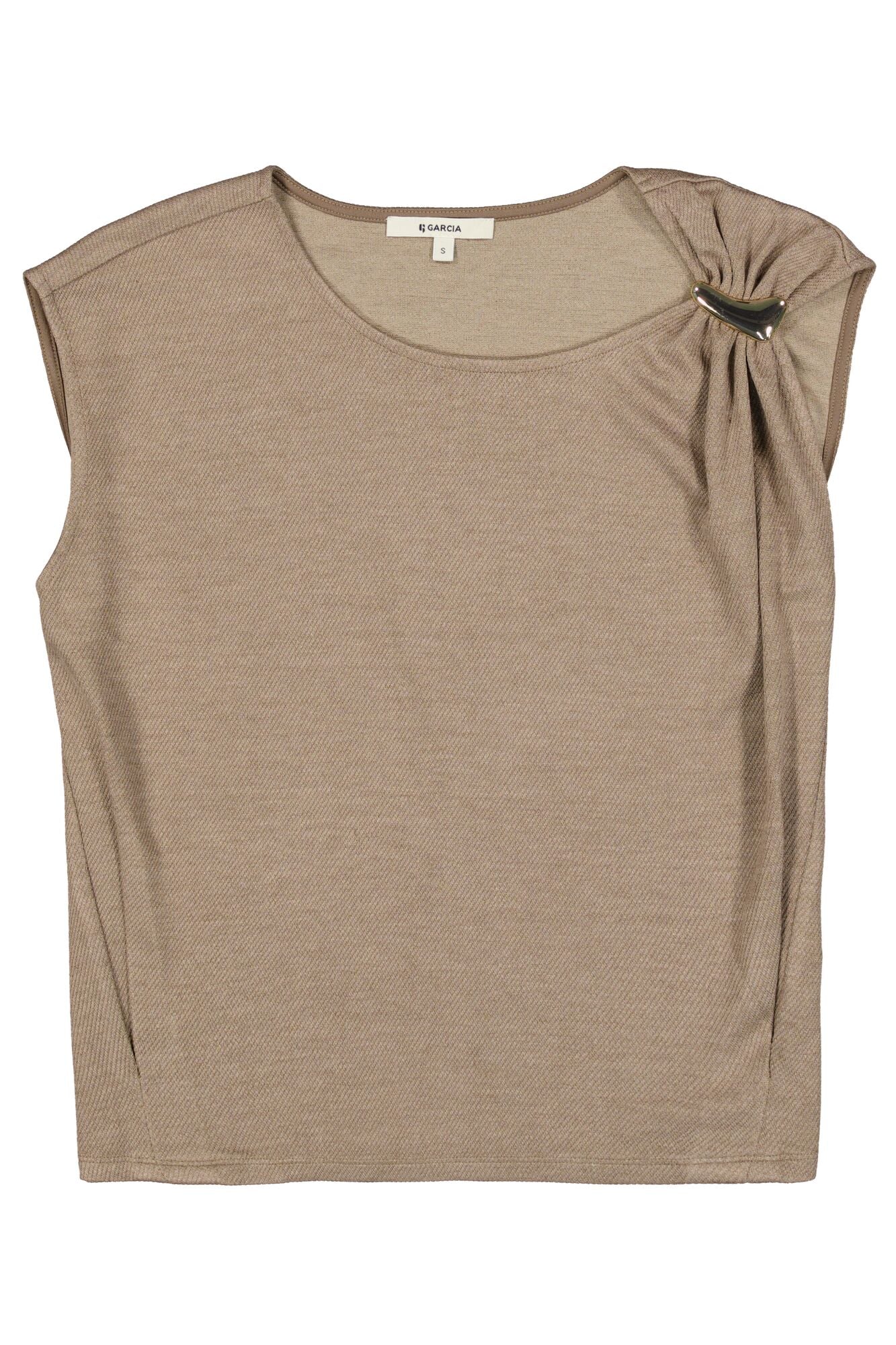 Garcia Damen T-Shirts Latte Dusk