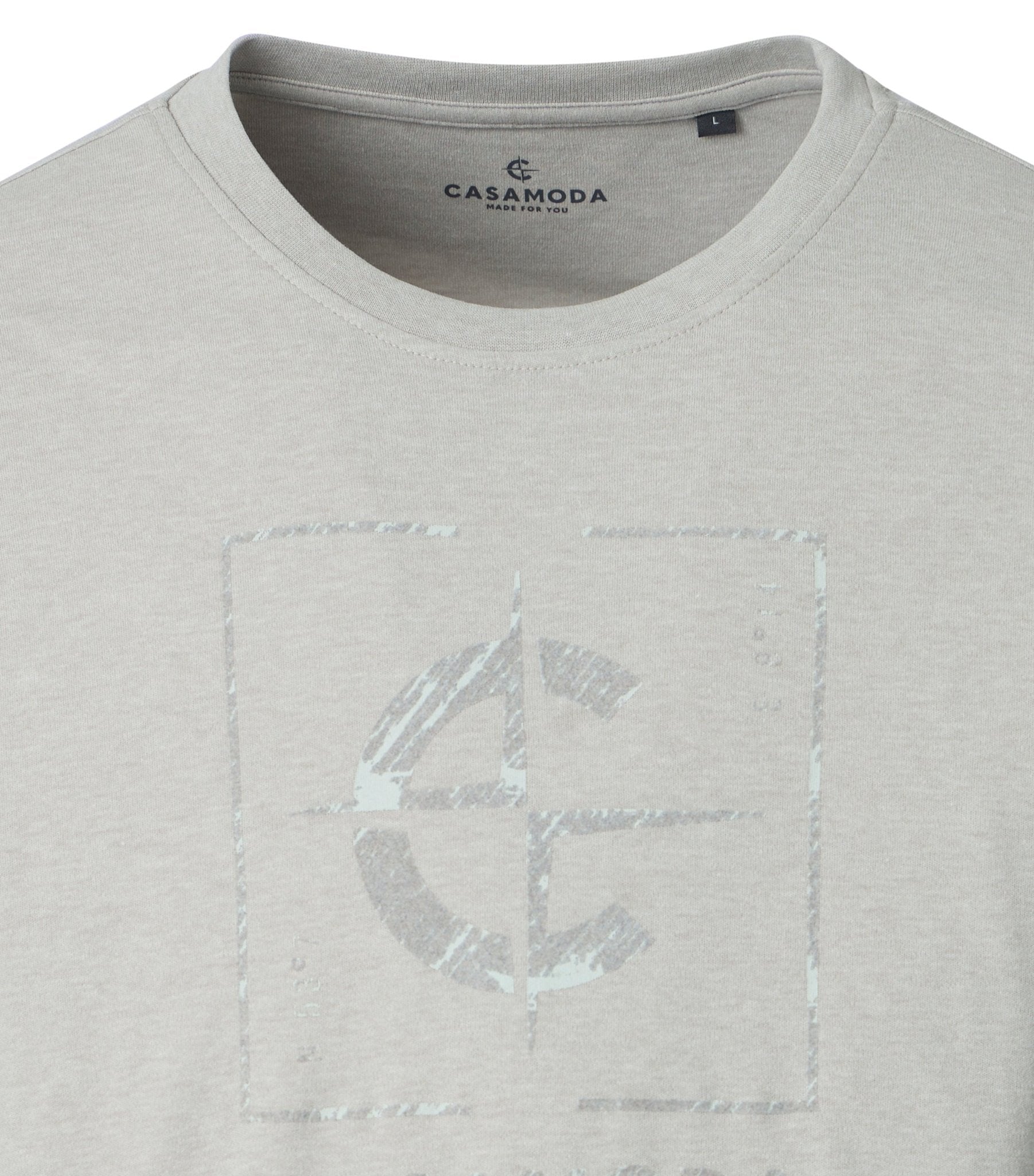 Casa Moda Herren T-Shirts kurz Beige