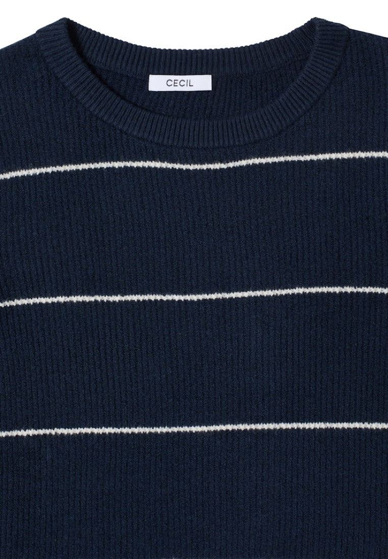 Cecil Damen Pullover Deep Deni