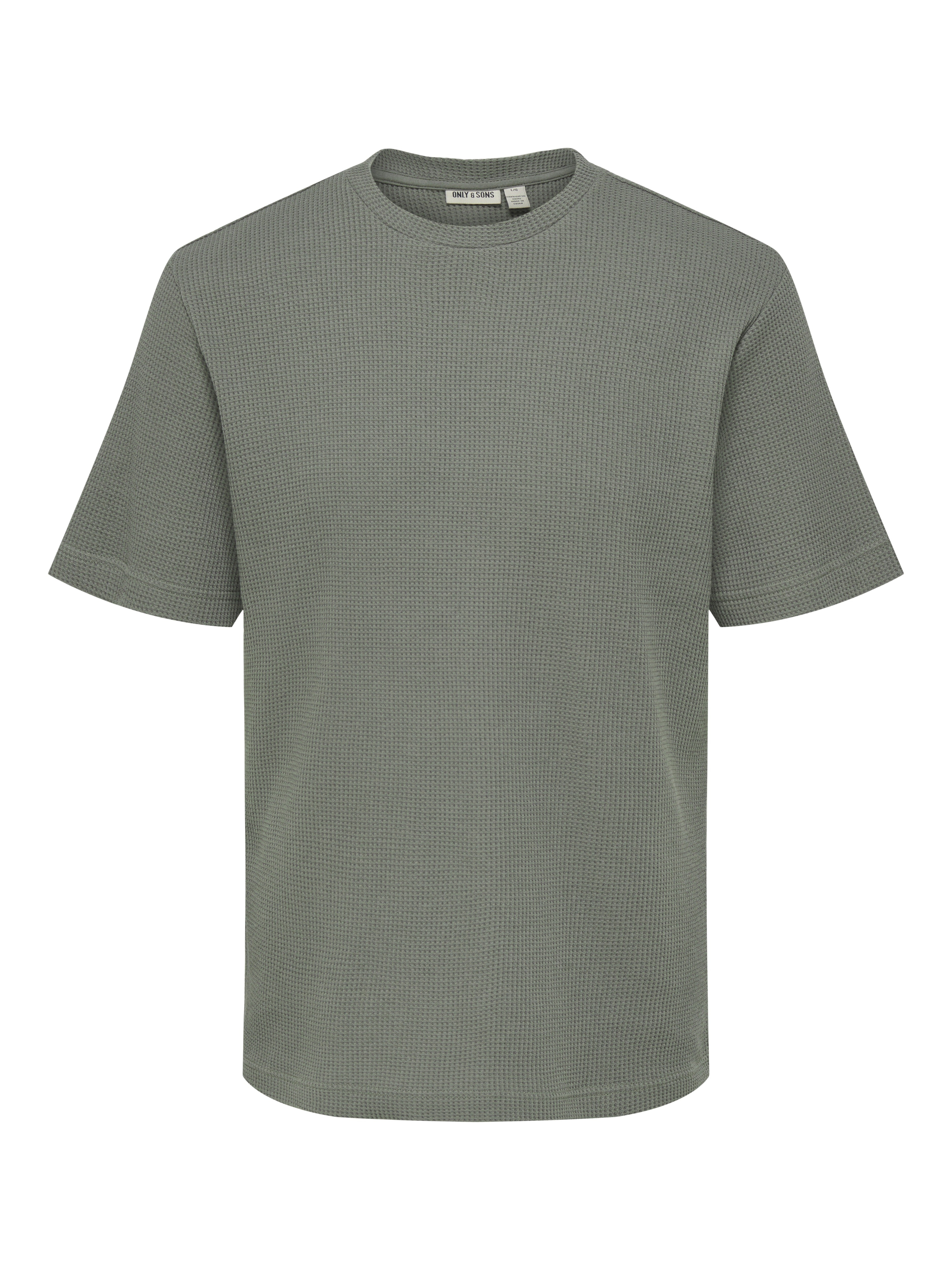 Only & Sons Herren T-Shirts kurz Castor Gray