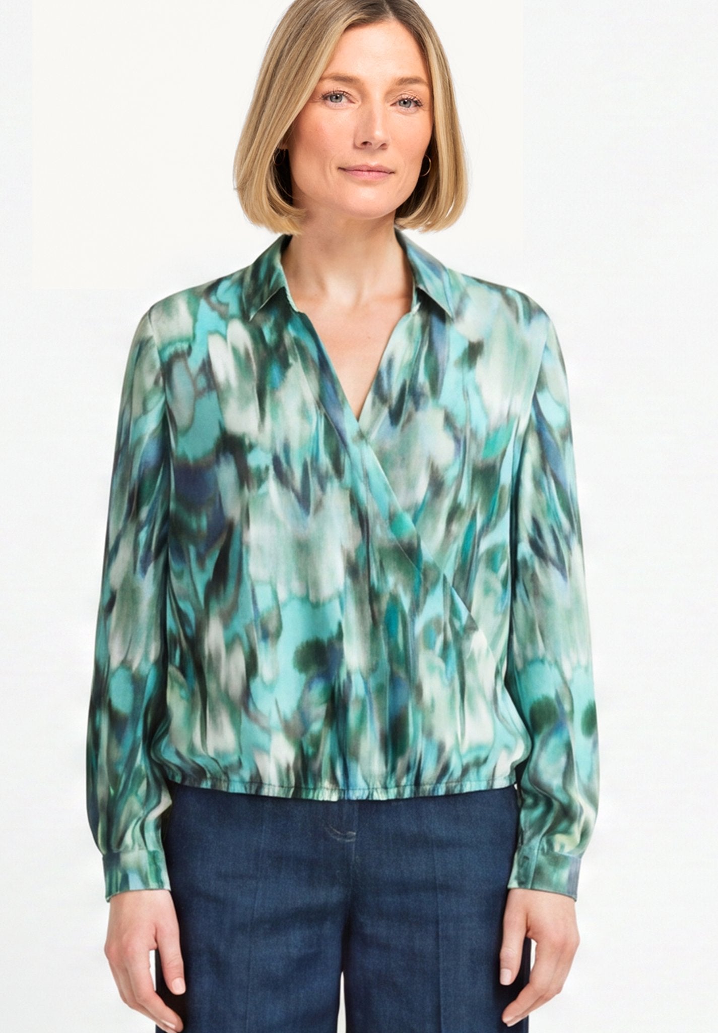Bianca Damen Blusen Blue Mix