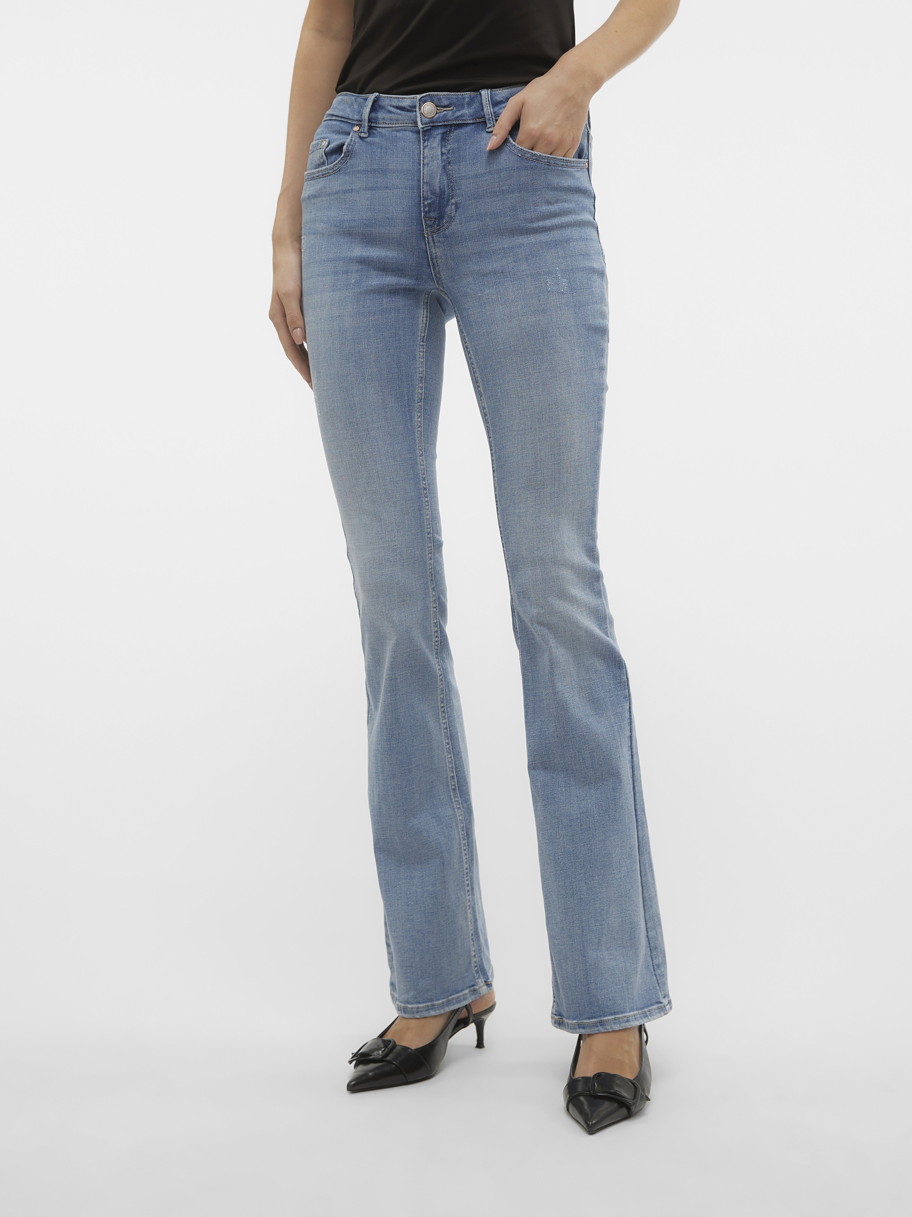 Vero Moda Damen Jeans Light Blue Deni
