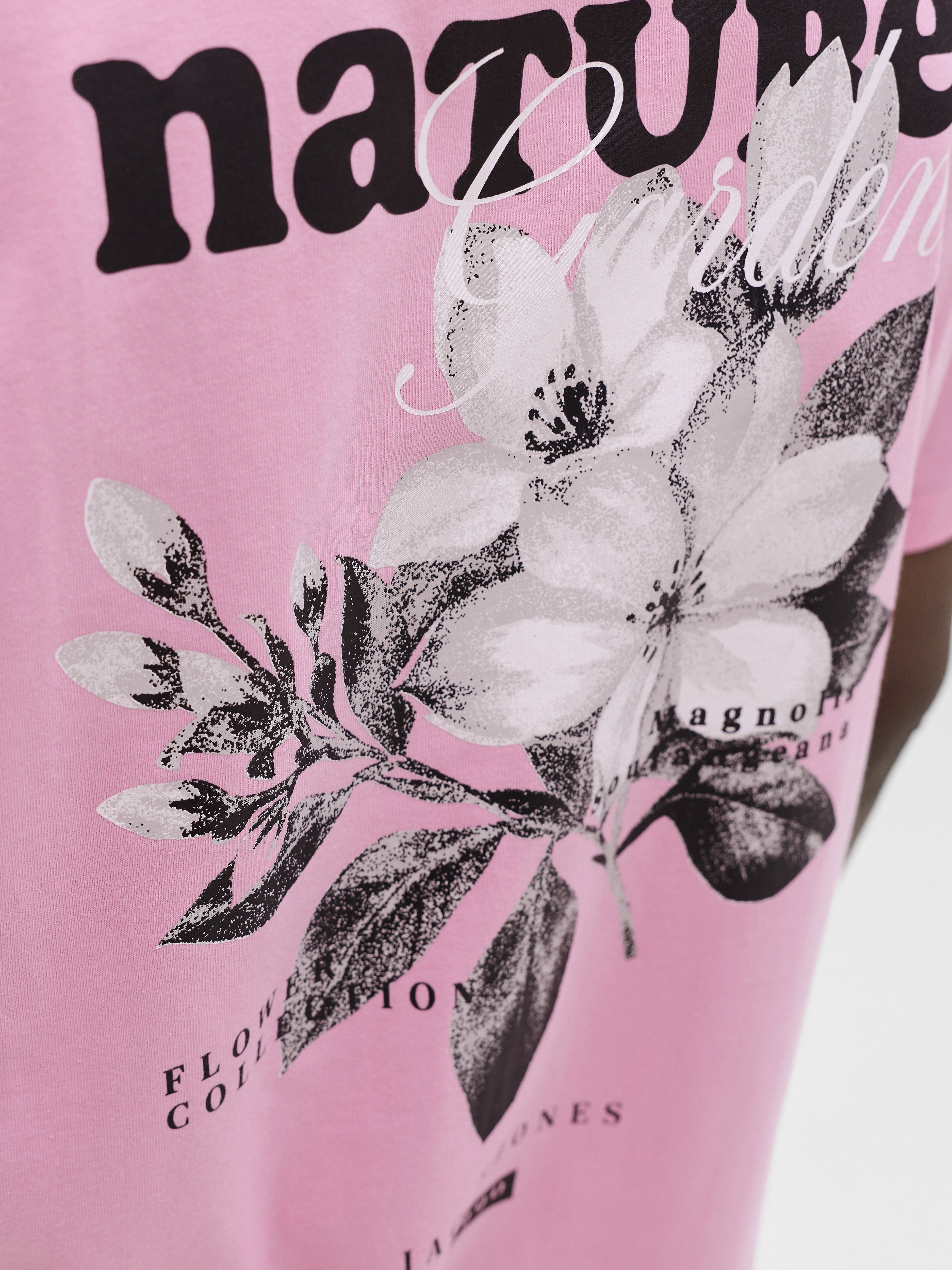 Jack & Jones Herren T-Shirts kurz Prism Pink