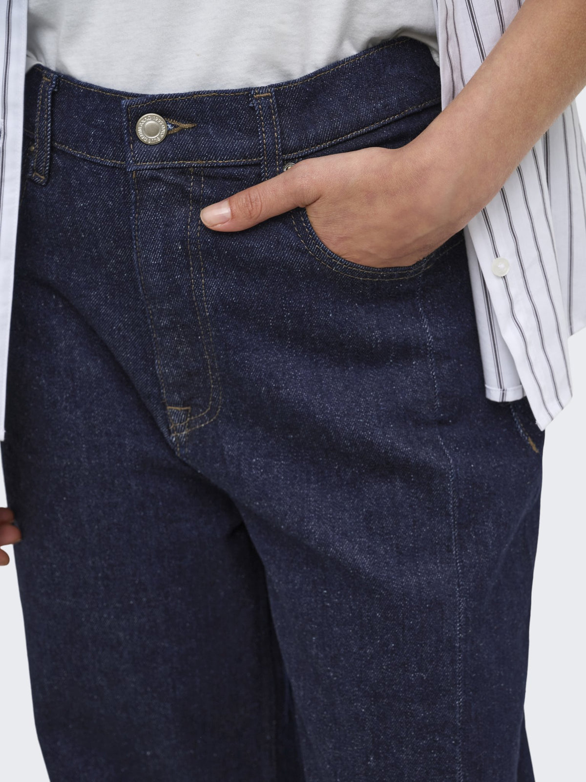Only Damen Jeans Dark Blue Denim
