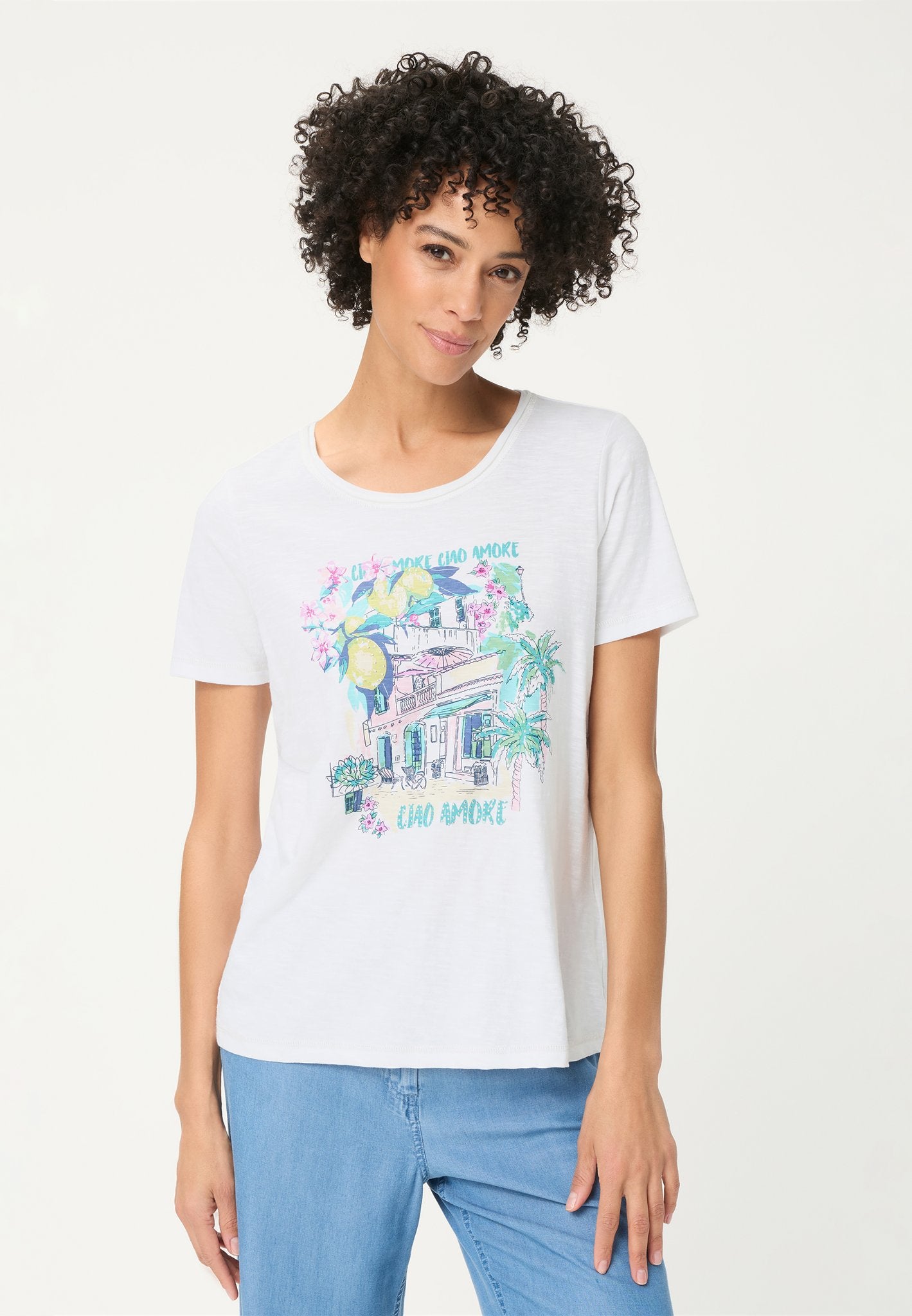 Olsen Damen T-Shirts White