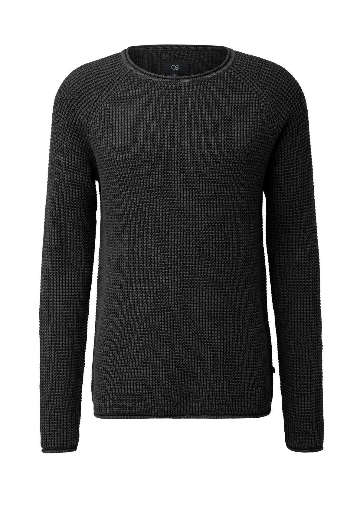 QS by S.Oliver Herren Pullover Grey/Black