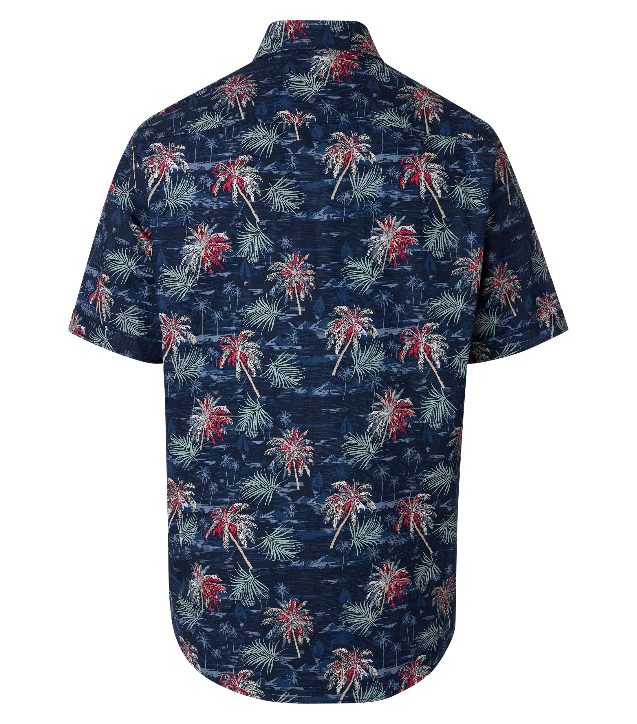 Casa Moda Herren Hemden kurz Blau