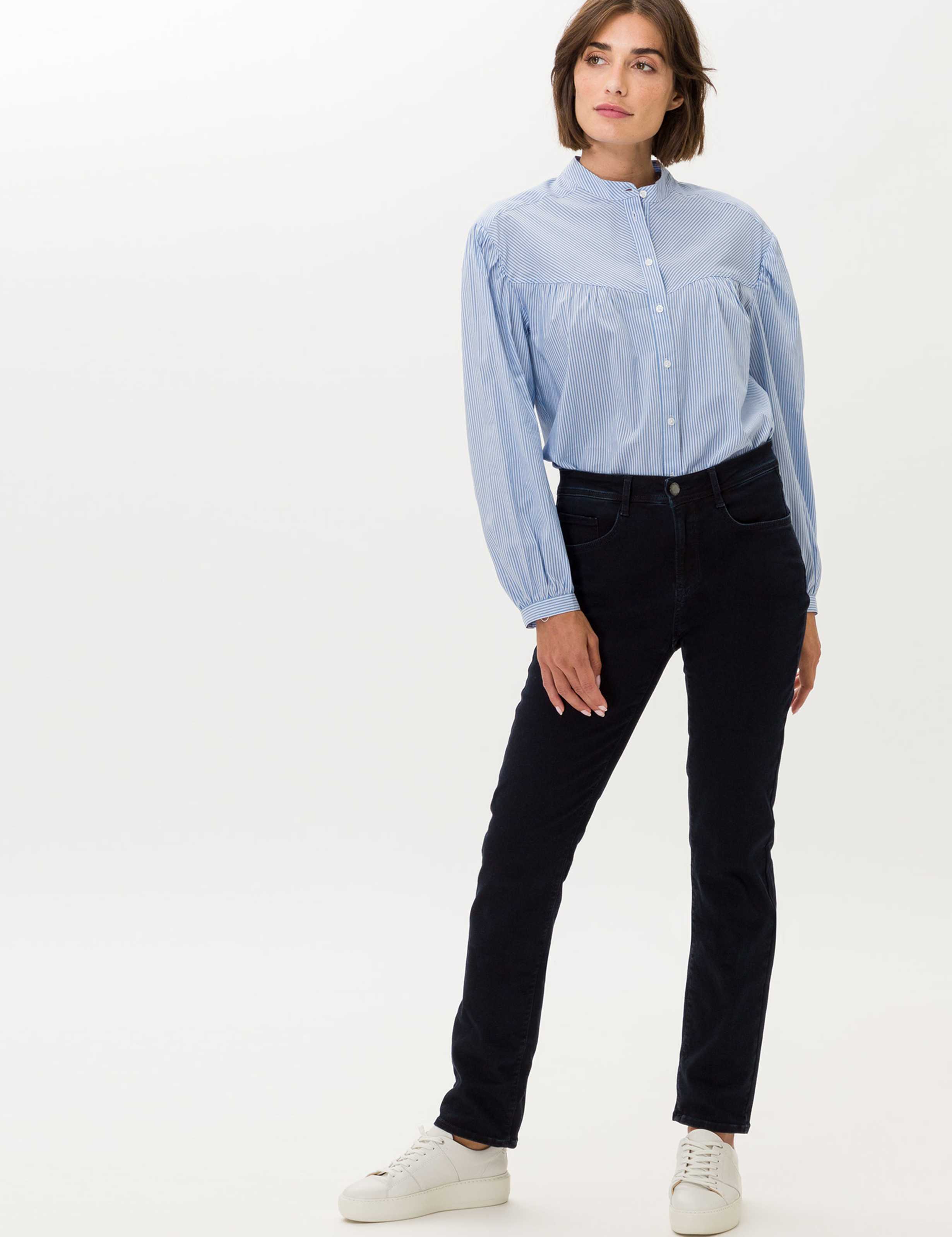 Brax Damen Jeans Clean Dark Blue