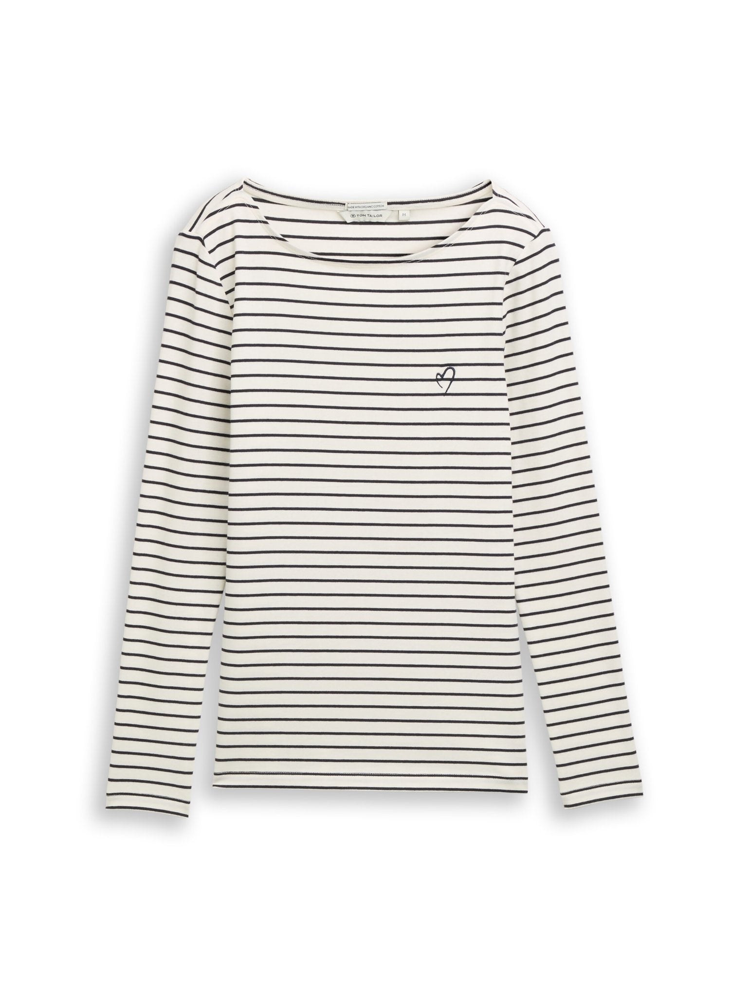 Tom Tailor Damen T-Shirts Navy Offwhite S