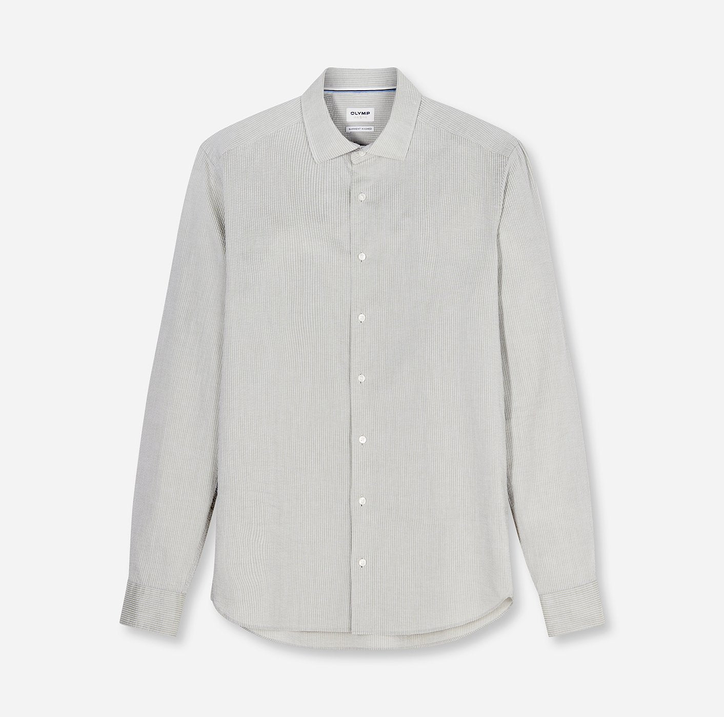 Olymp Herren Hemden lang Oliv