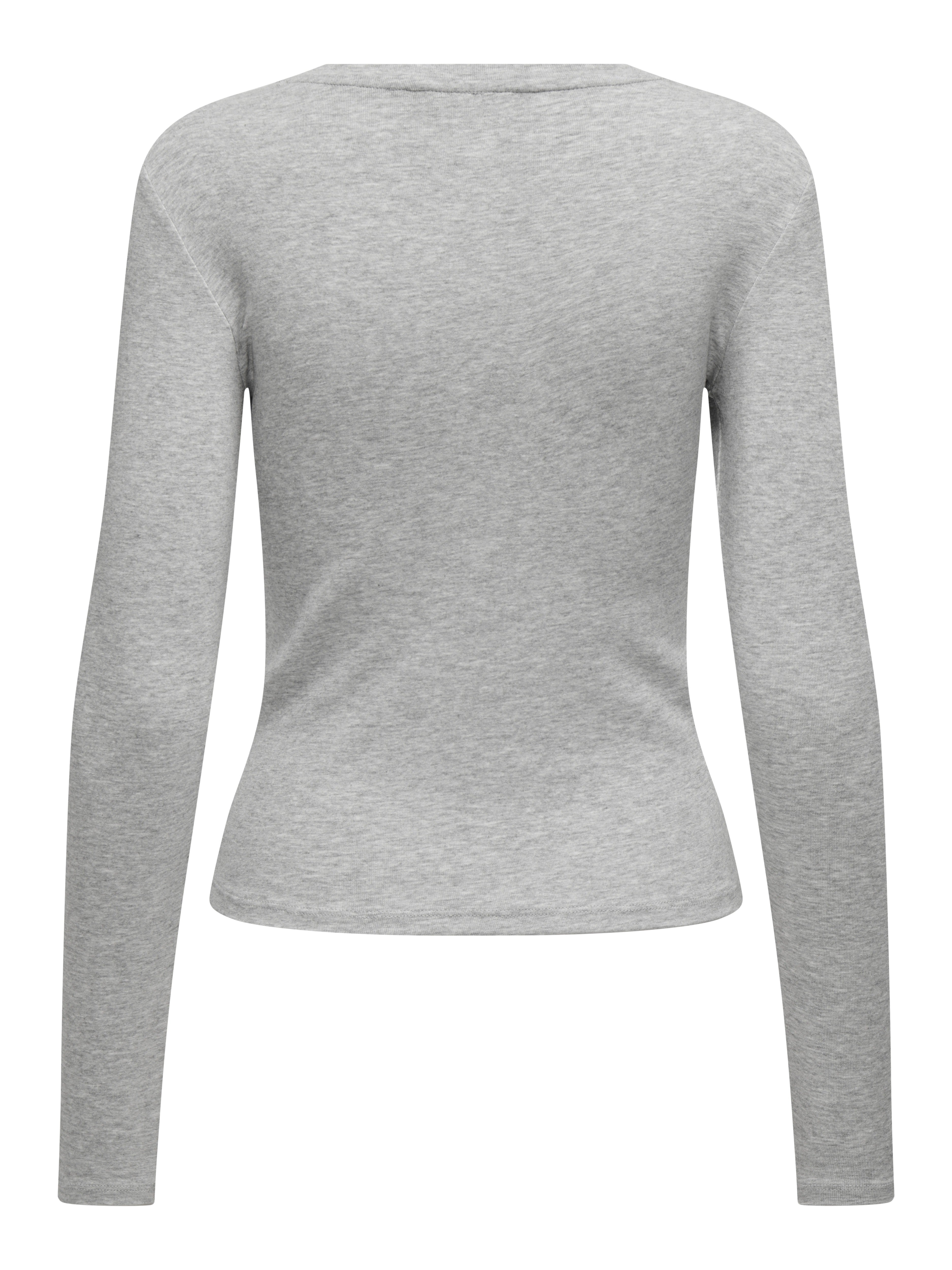 only Damen T-Shirts Light Grey Mela