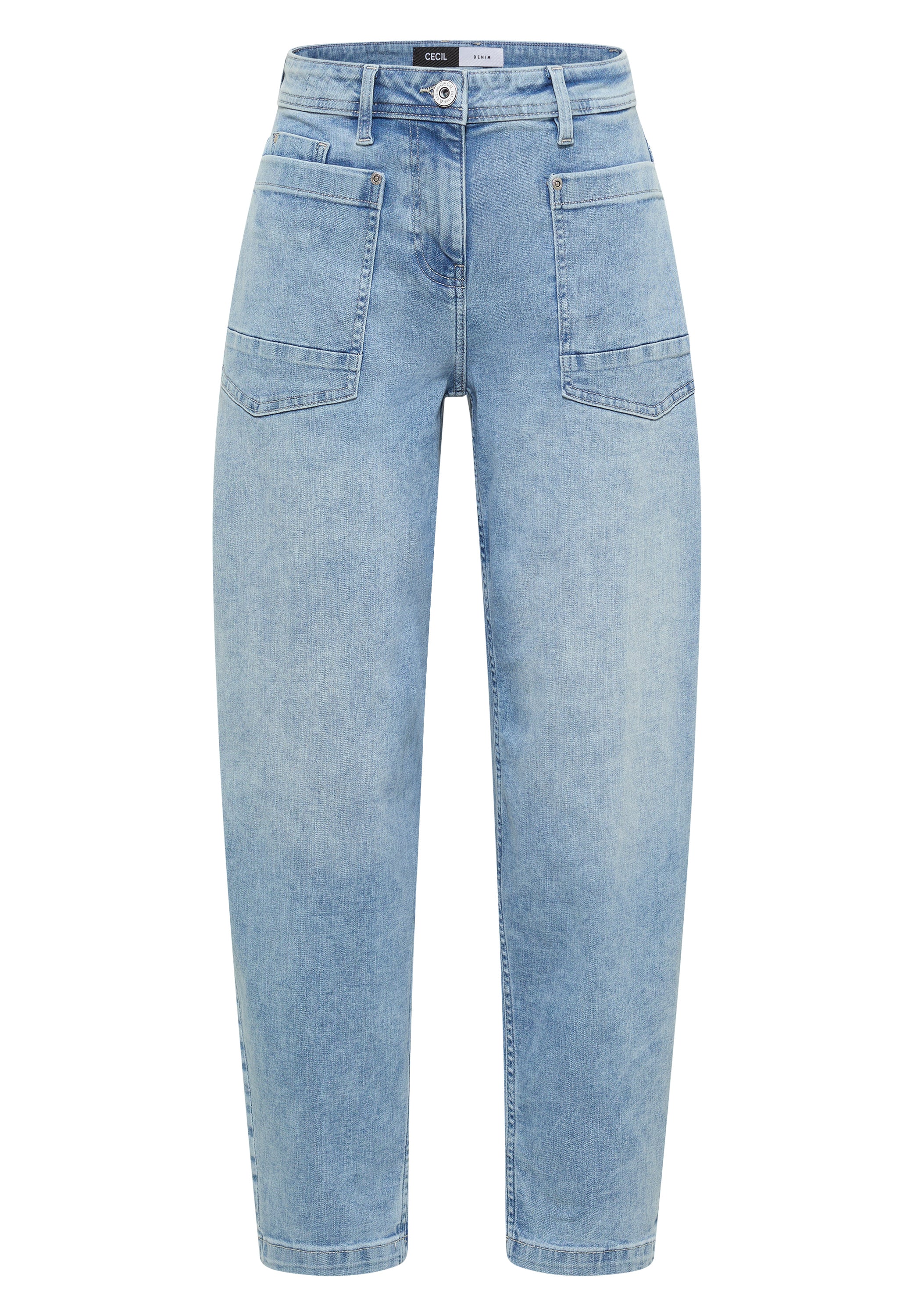 Cecil Damen Hosen Light Blu