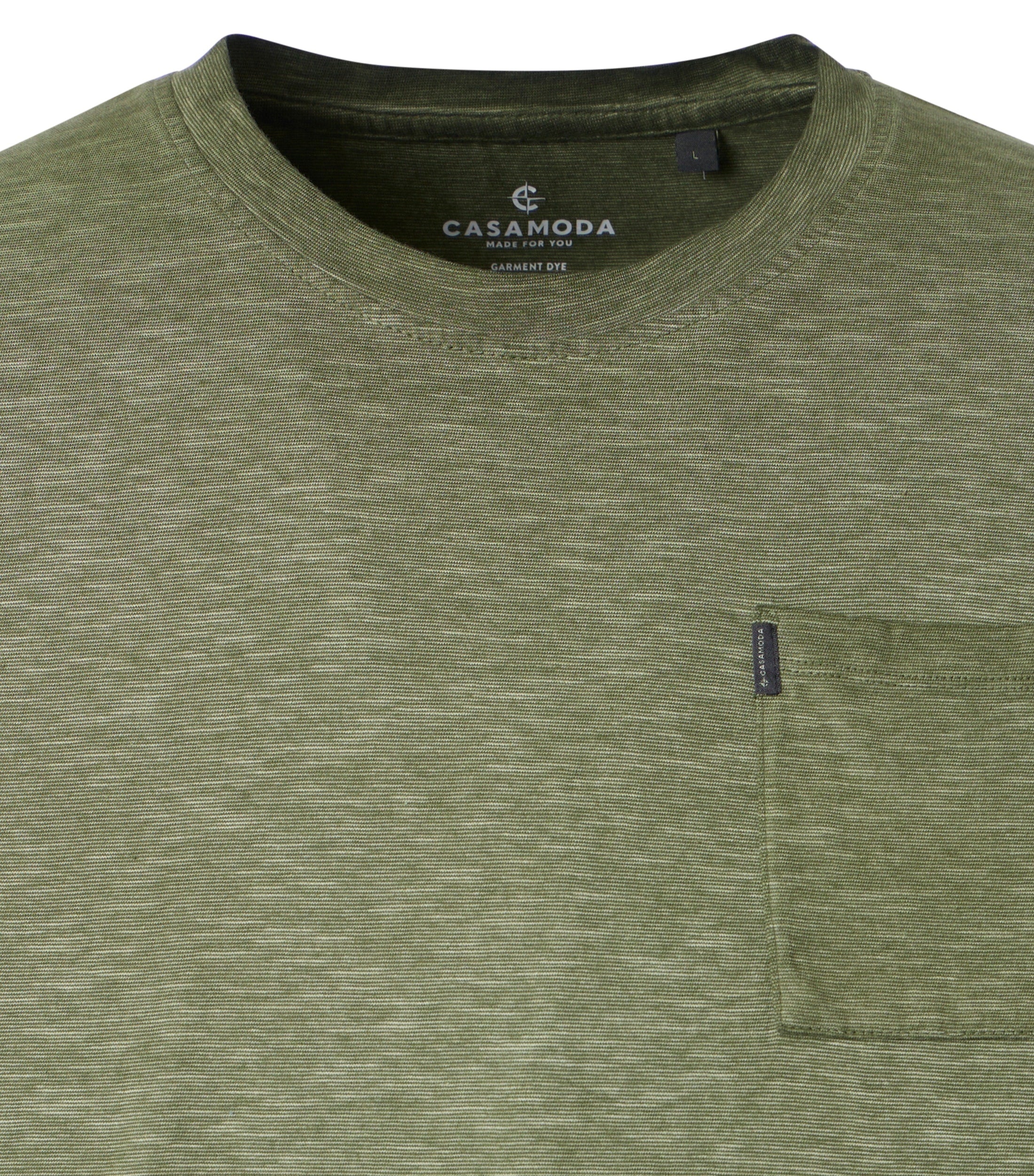 Casa Moda Herren T-Shirts kurz Gruen