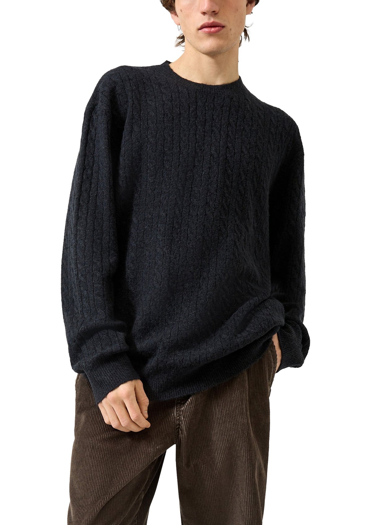 QS by S.Oliver Herren Pullover Blue
