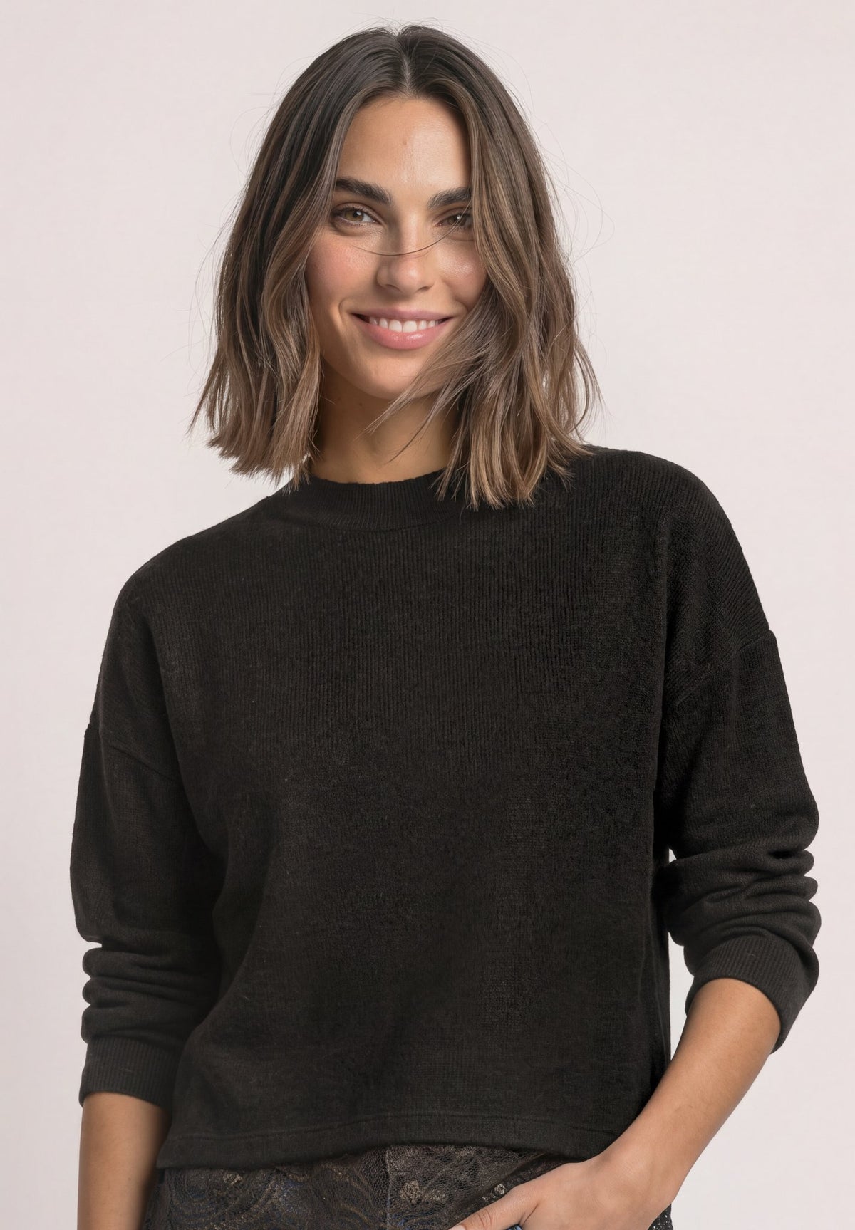Street One Damen T-Shirts Black Cof