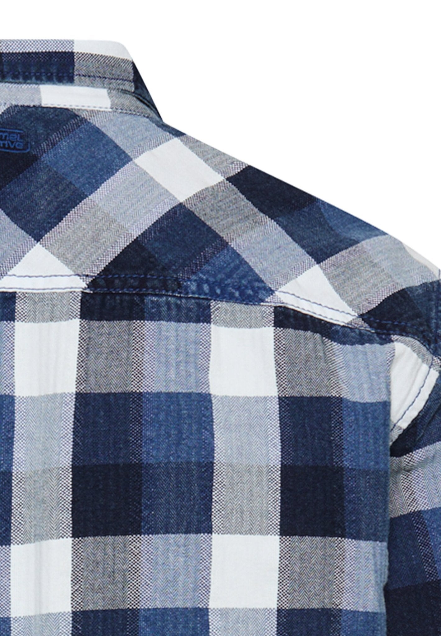 Camel active Herren Hemden kurz Indigo Blue