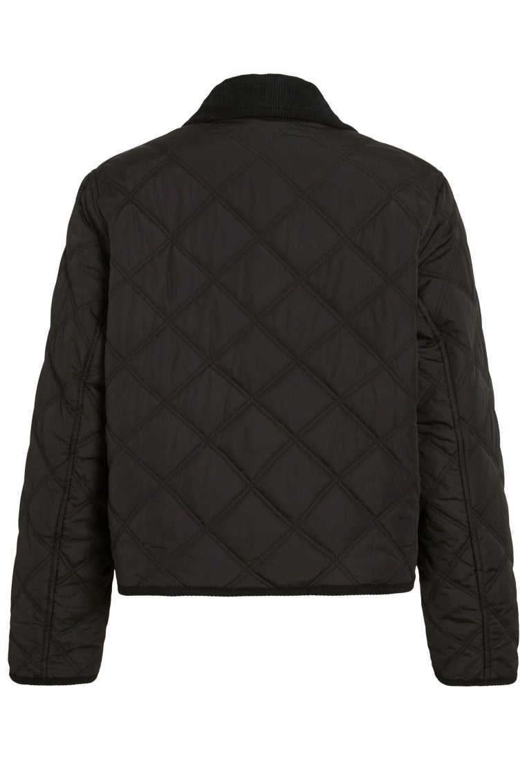 Vila Damen Jacken Black