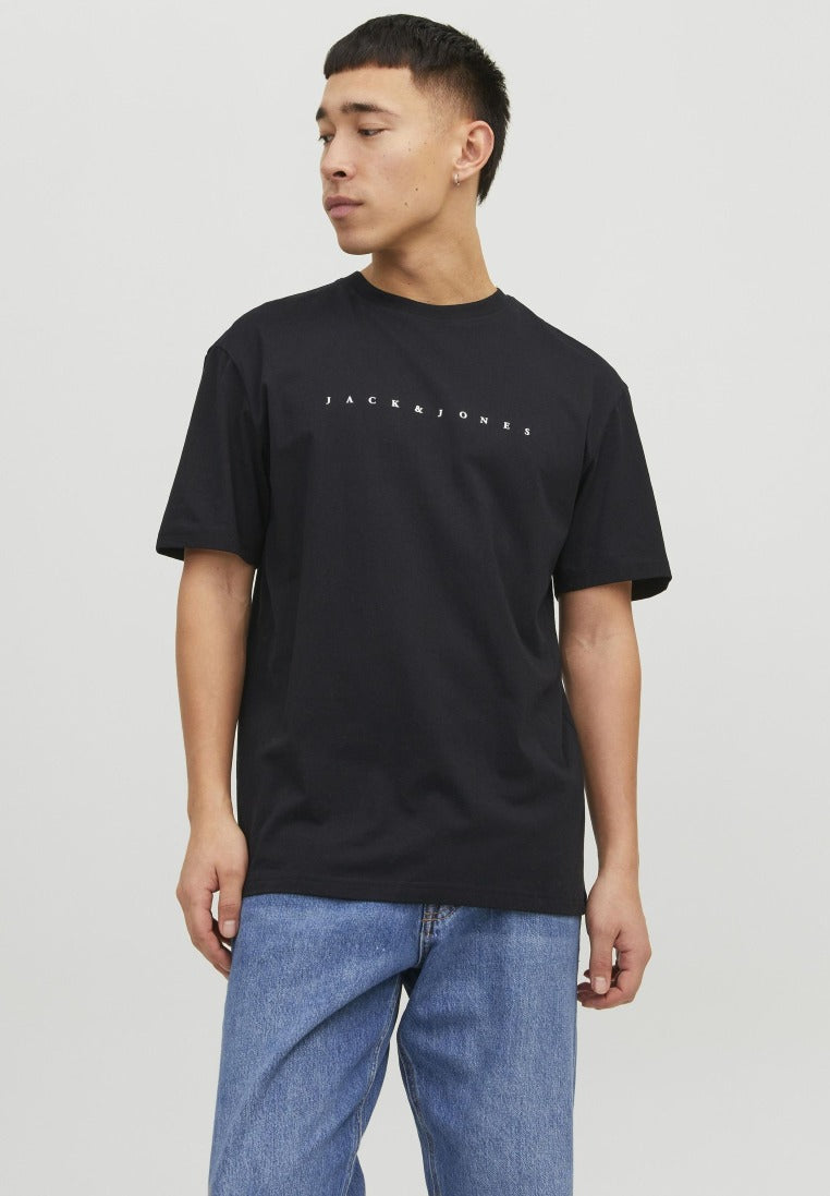 Jack & Jones Herren T-Shirts kurz White/White + B