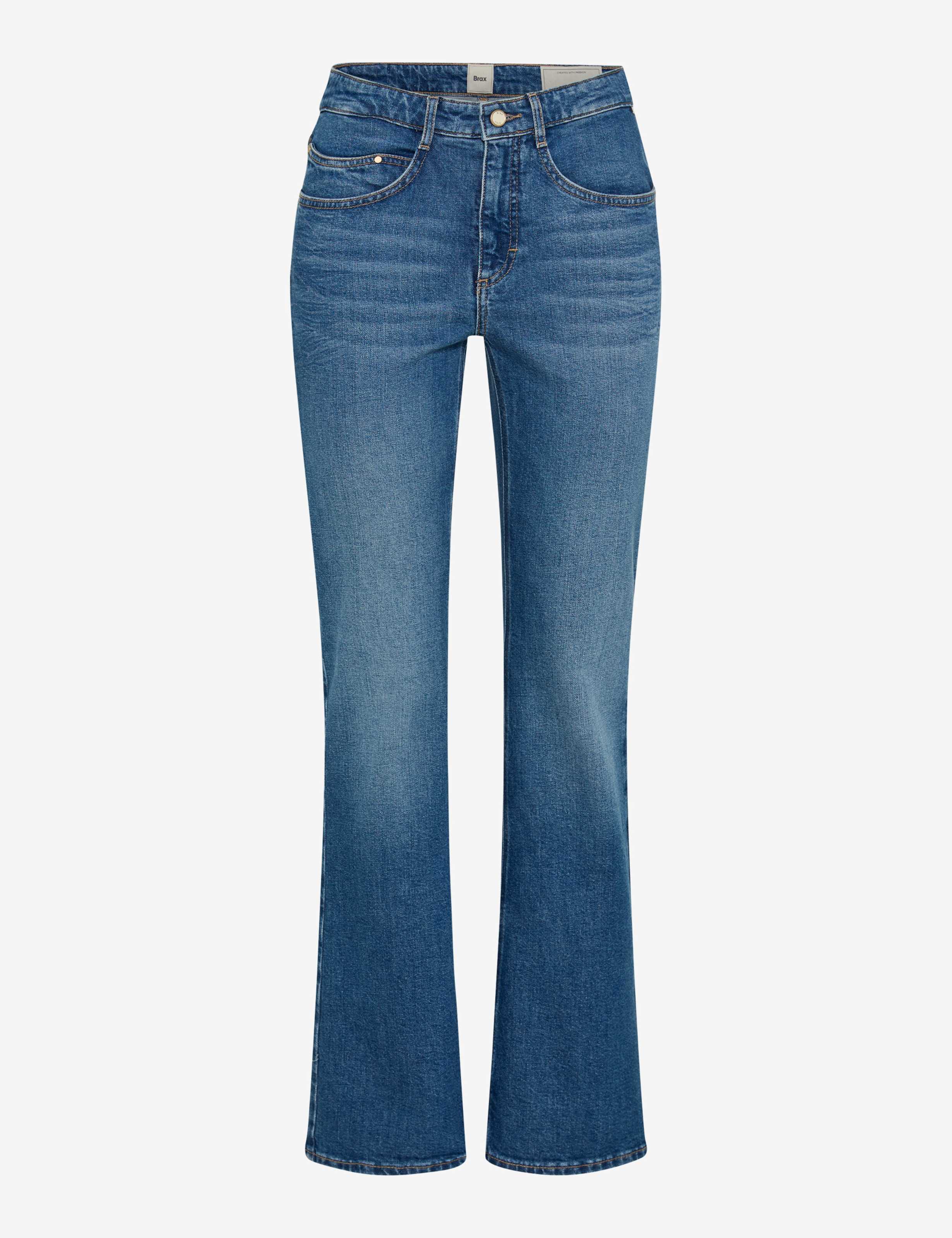 Brax Damen Jeans Used Regular Bl