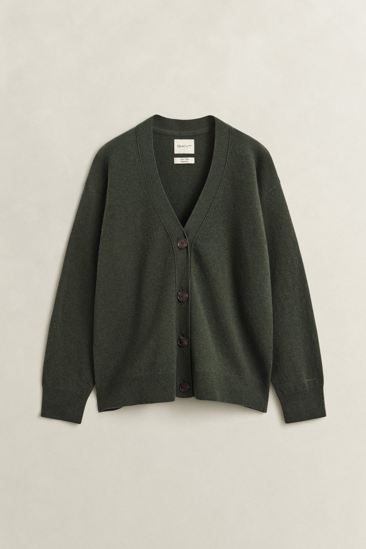 Gant Damen Strickjacken Mossy Green
