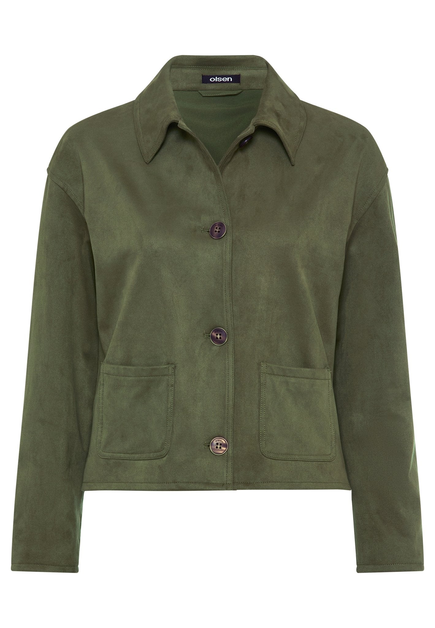 Olsen Damen Jacken Olive Gre