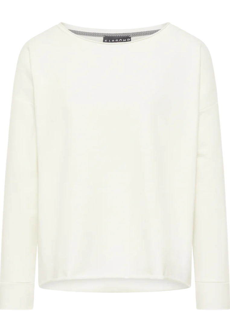 Elbsand Damen Sweatshirts Cloud White