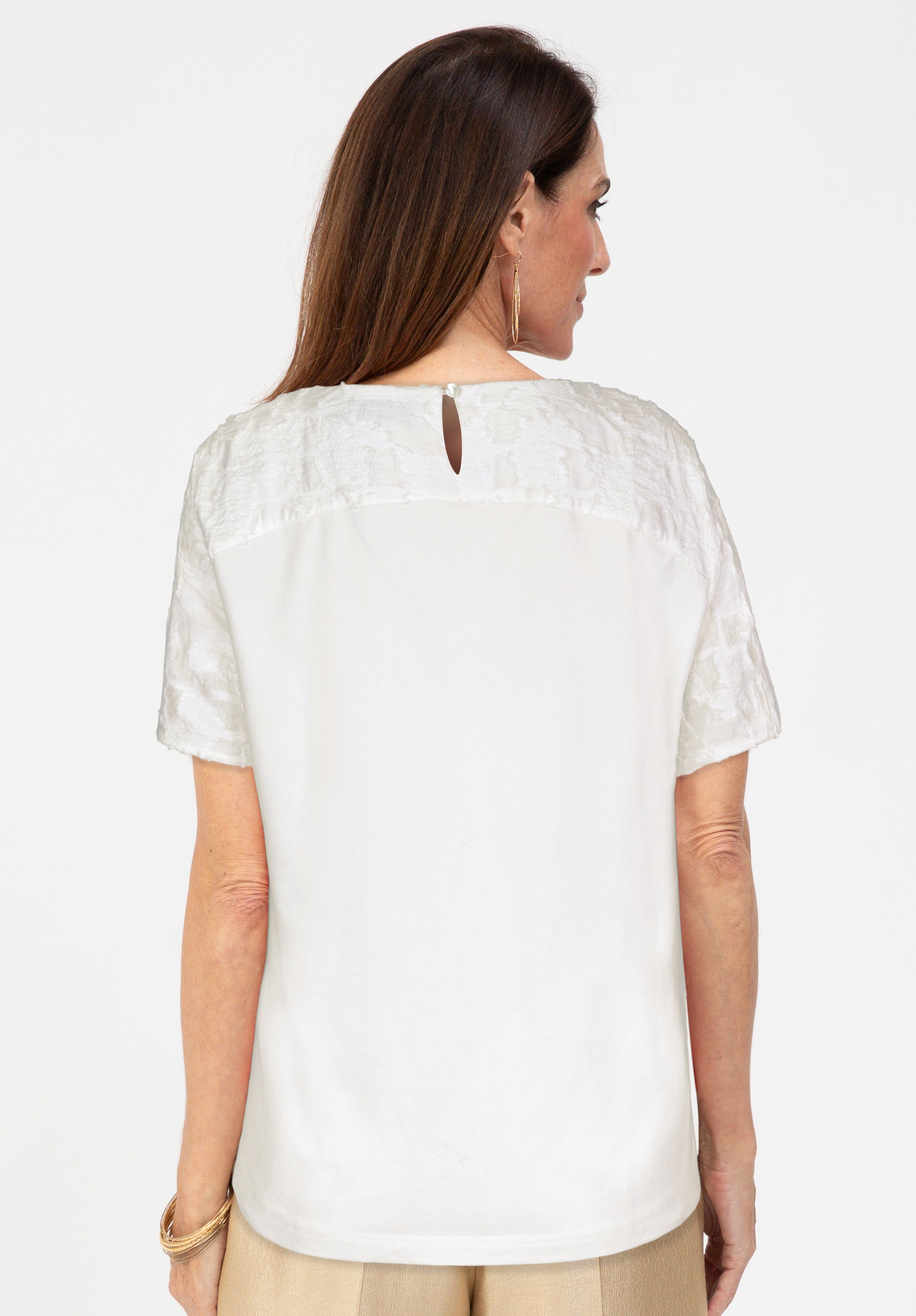Bianca Damen Blusen Ivory