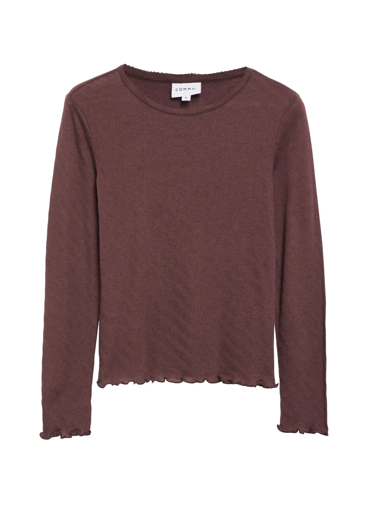 Comma Damen T-Shirts Lilac/Pink
