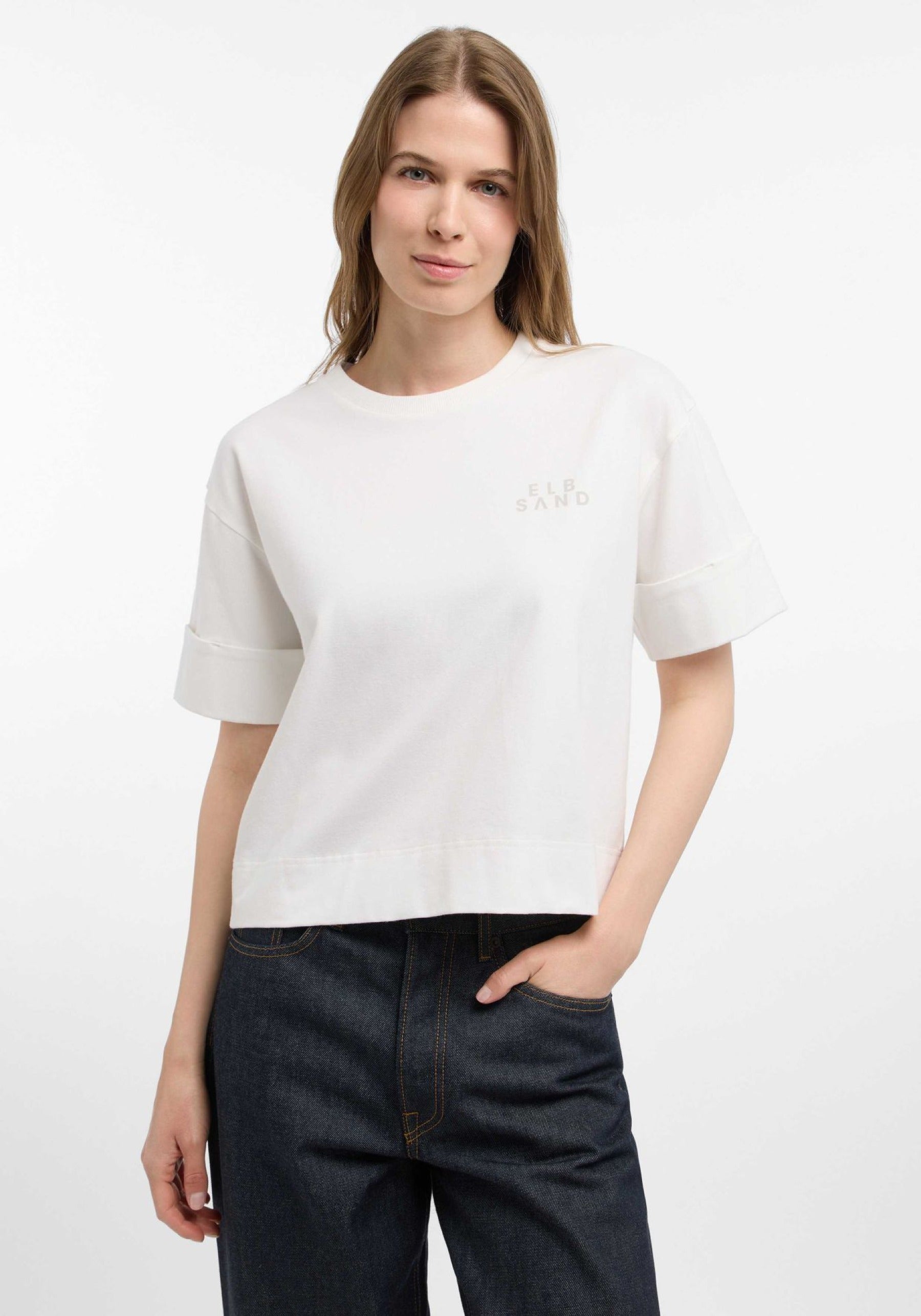 Elbsand Damen T-Shirts Cloud Whit