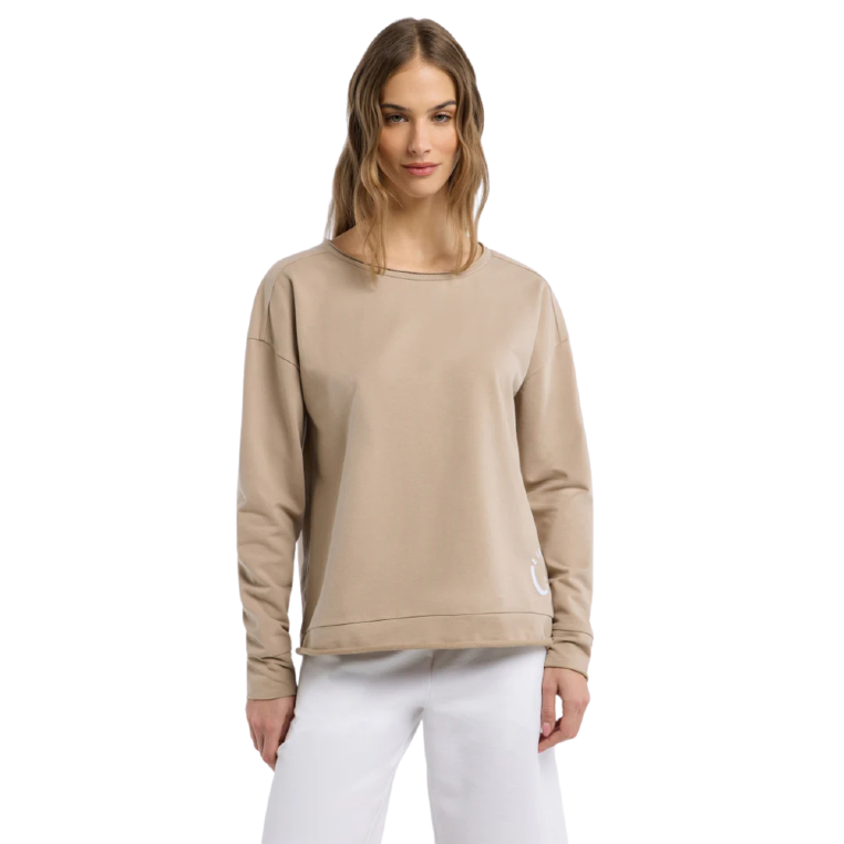Elbsand Damen Sweatshirts Camel