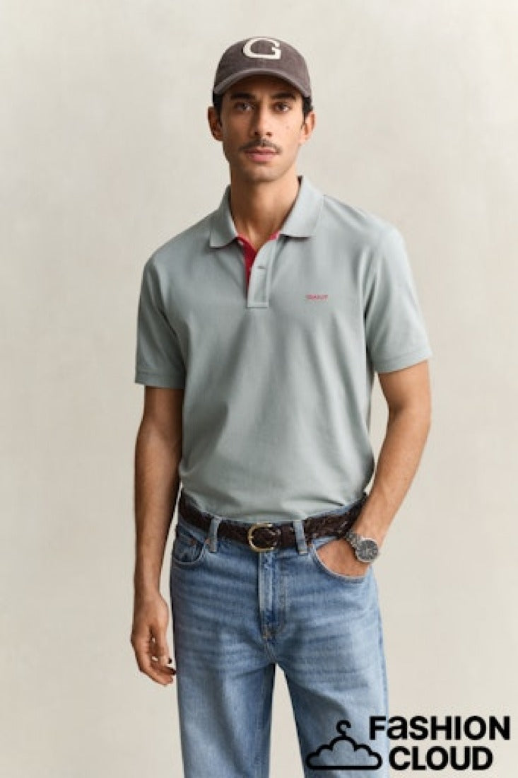 Gant Herren Polo-Shirts Rose Red