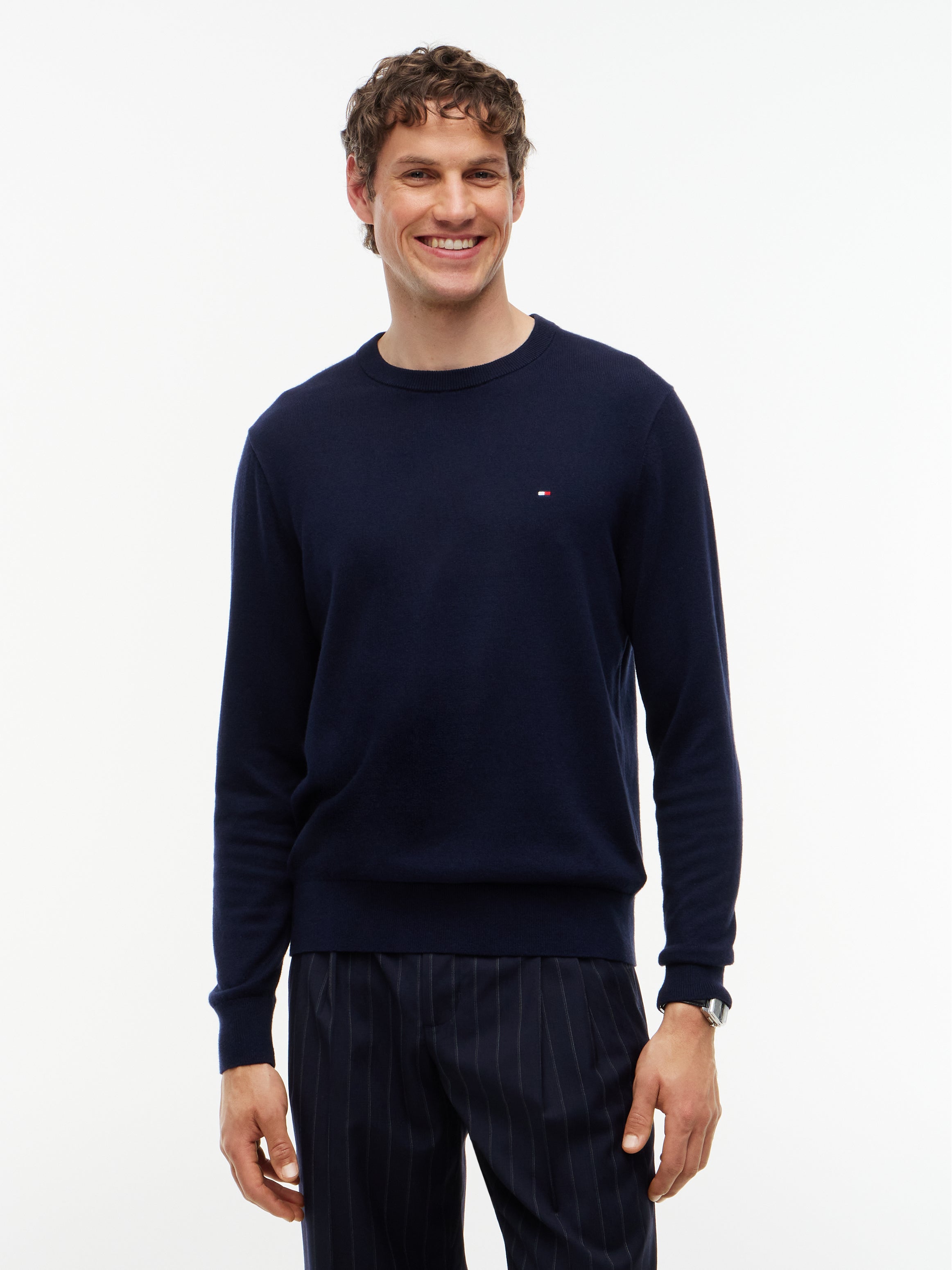 Tommy Hilfiger Herren Sweatshirts Dw Blue