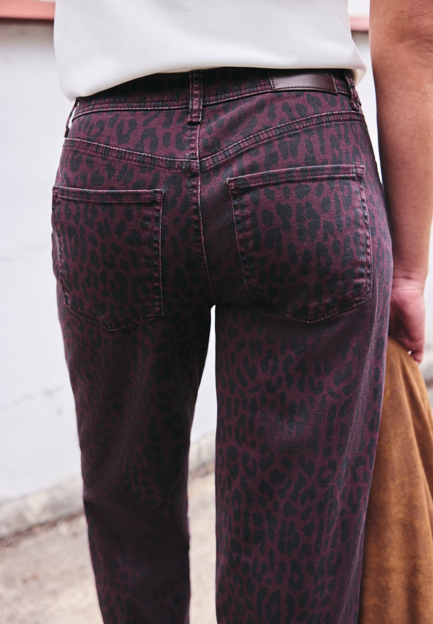 Street One Studio Damen Hosen Burgundi