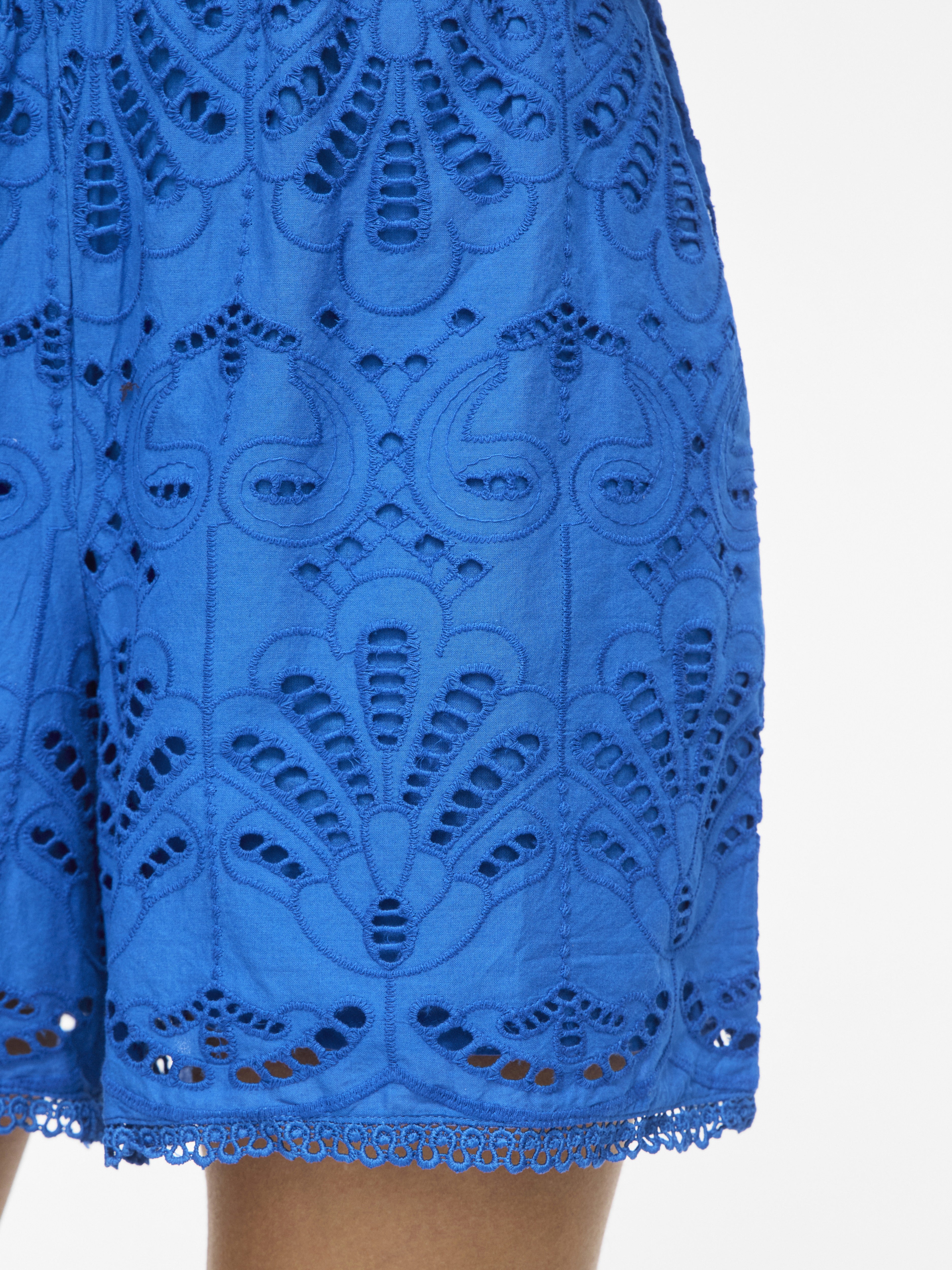 Vila Damen Shorts Victoria Blue