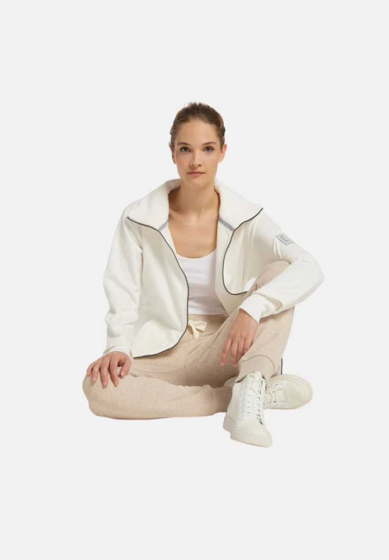 Elbsand Damen Sweatjacken Cloud White