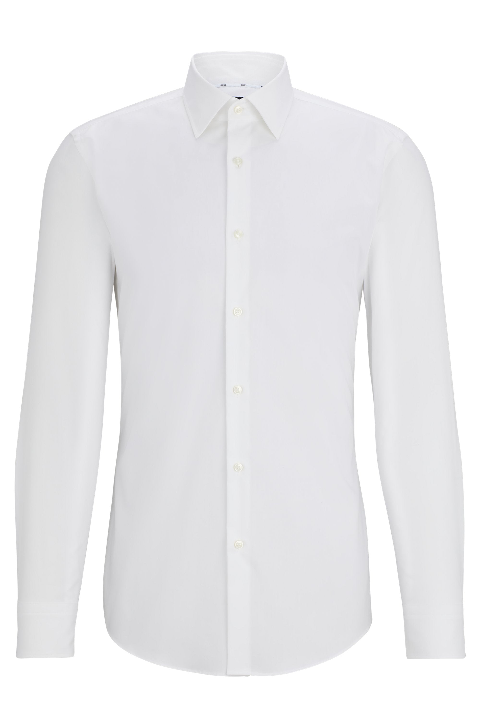Boss Herren Hemden lang White