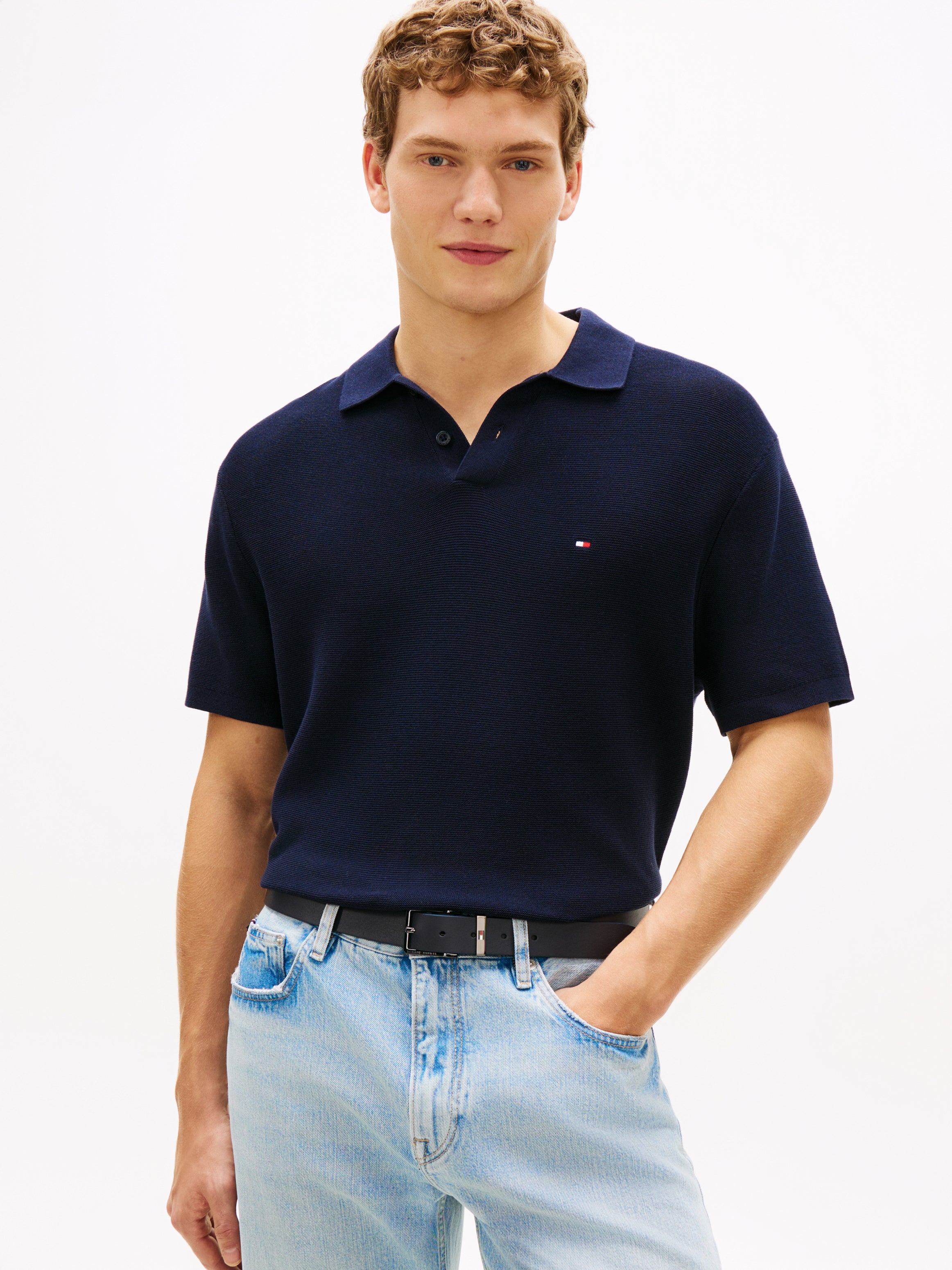 Tommy Hilfiger Herren Pullover Dw Blue