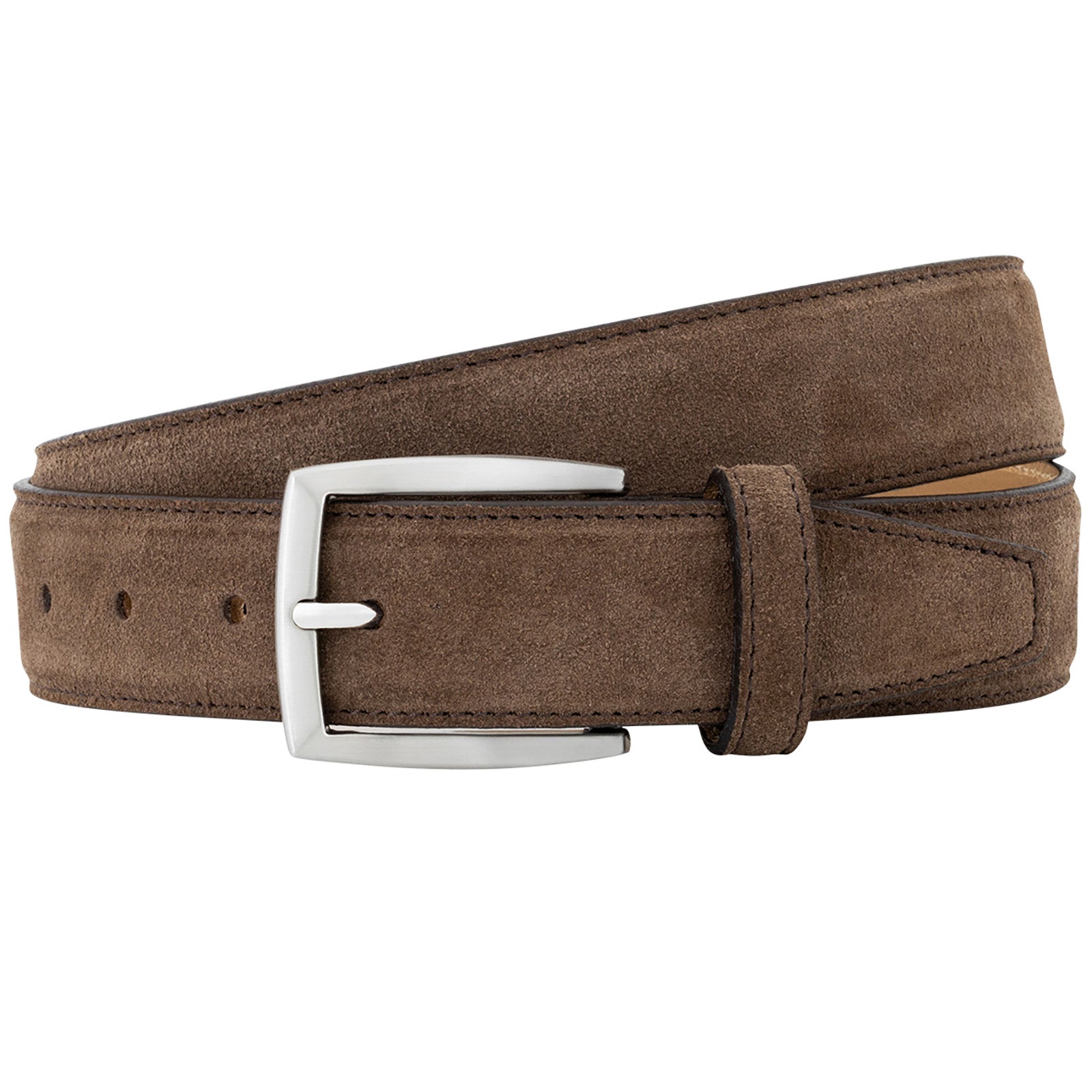 LINDENMANN Herren Gürtel Mittelbraun