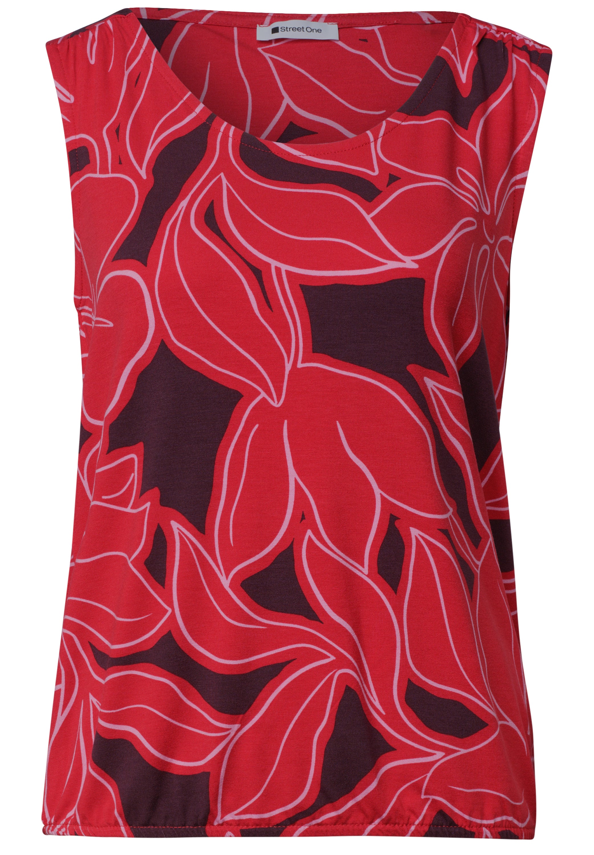 Street One Damen T-Shirts Salsa Red