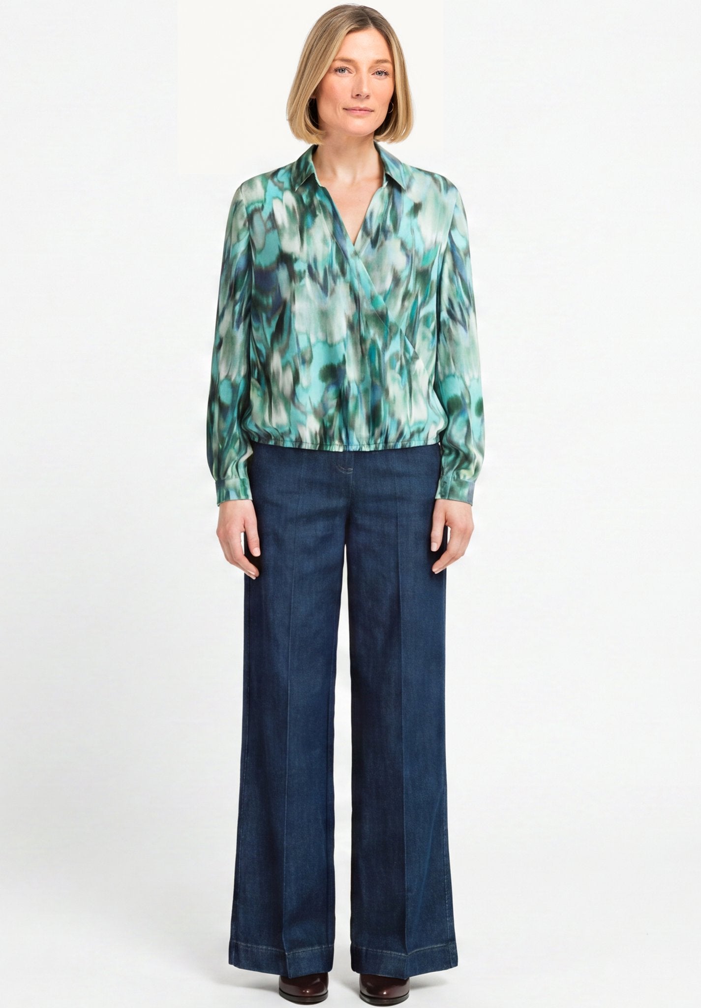 Bianca Damen Blusen Blue Mix