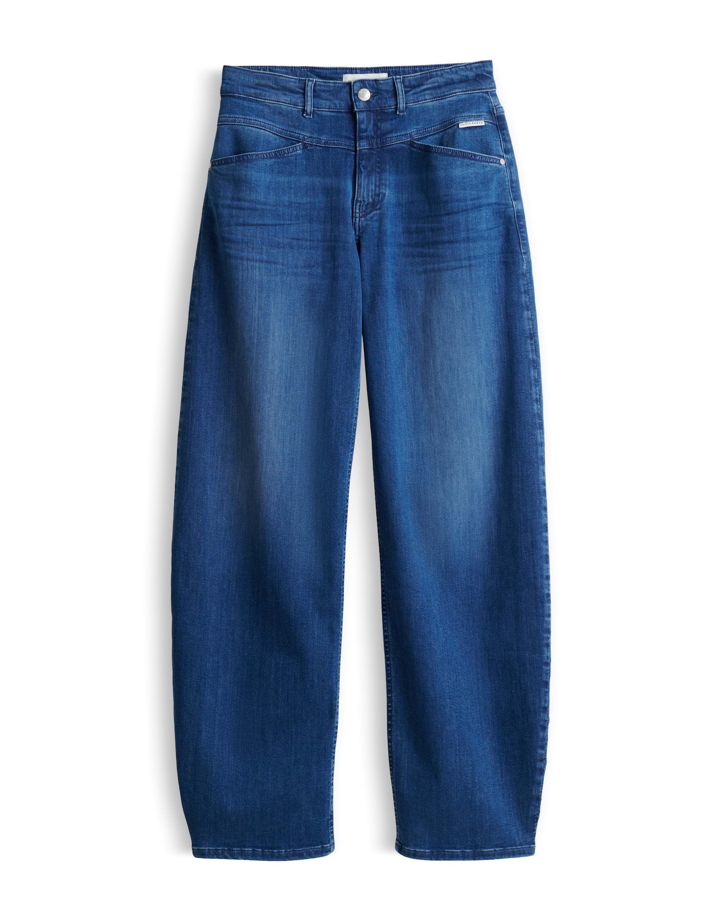 Opus Pants Damen Jeans Mid Blue
