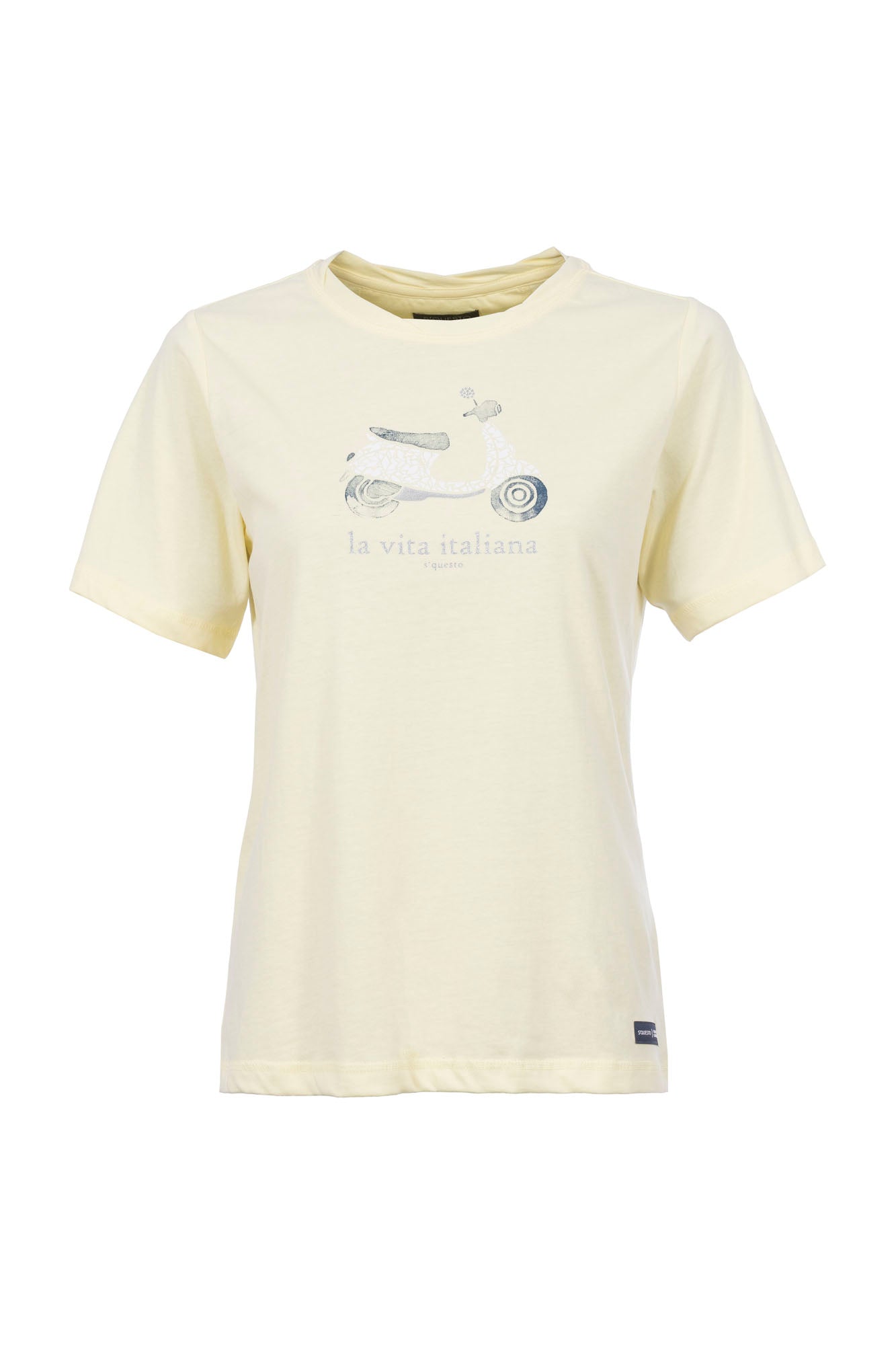 Soquesto Damen T-Shirts Gelb Hell
