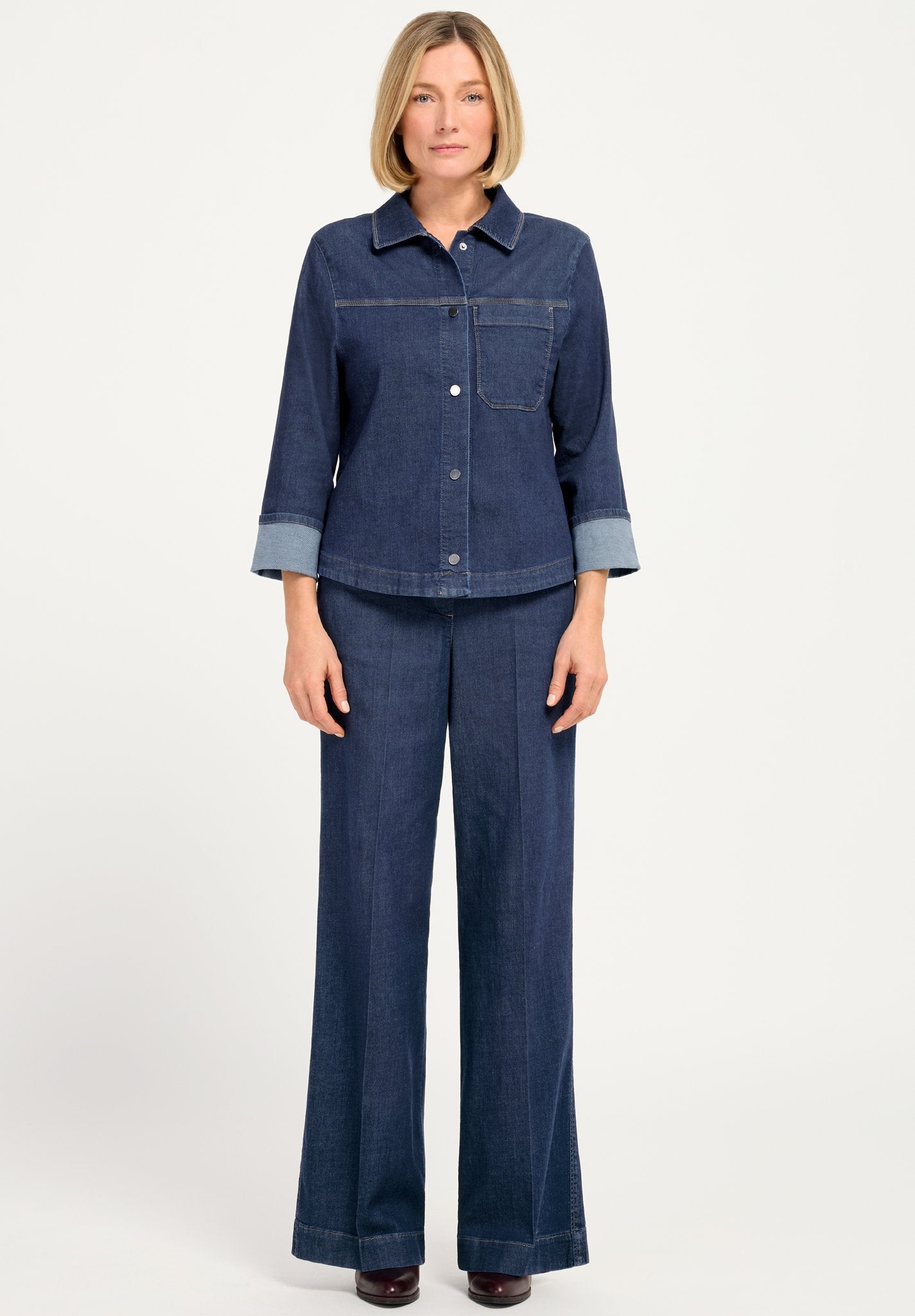 Bianca Damen Blazer Dark Denim