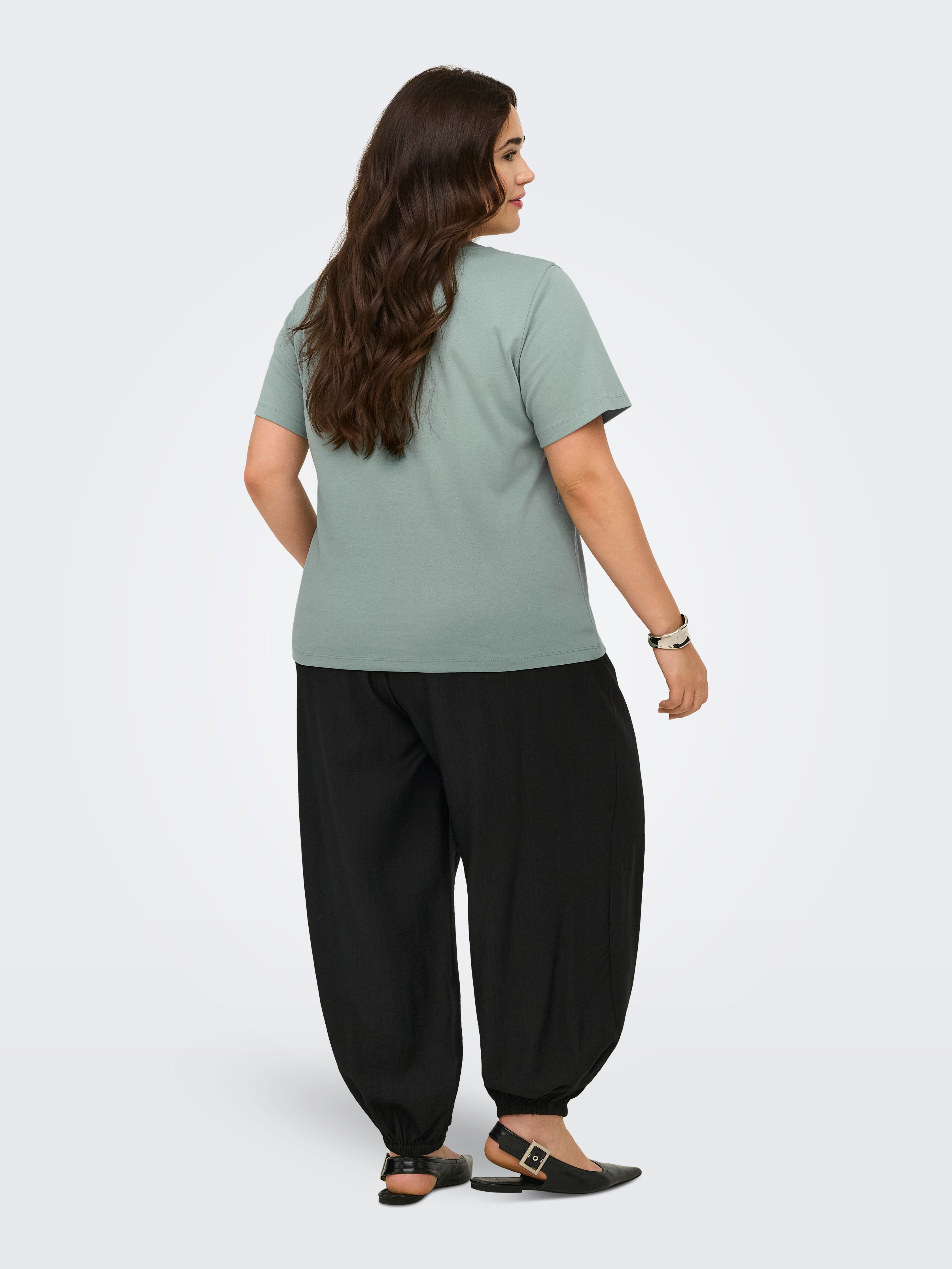 Only Caramkoma Damen T-Shirts Jadeite