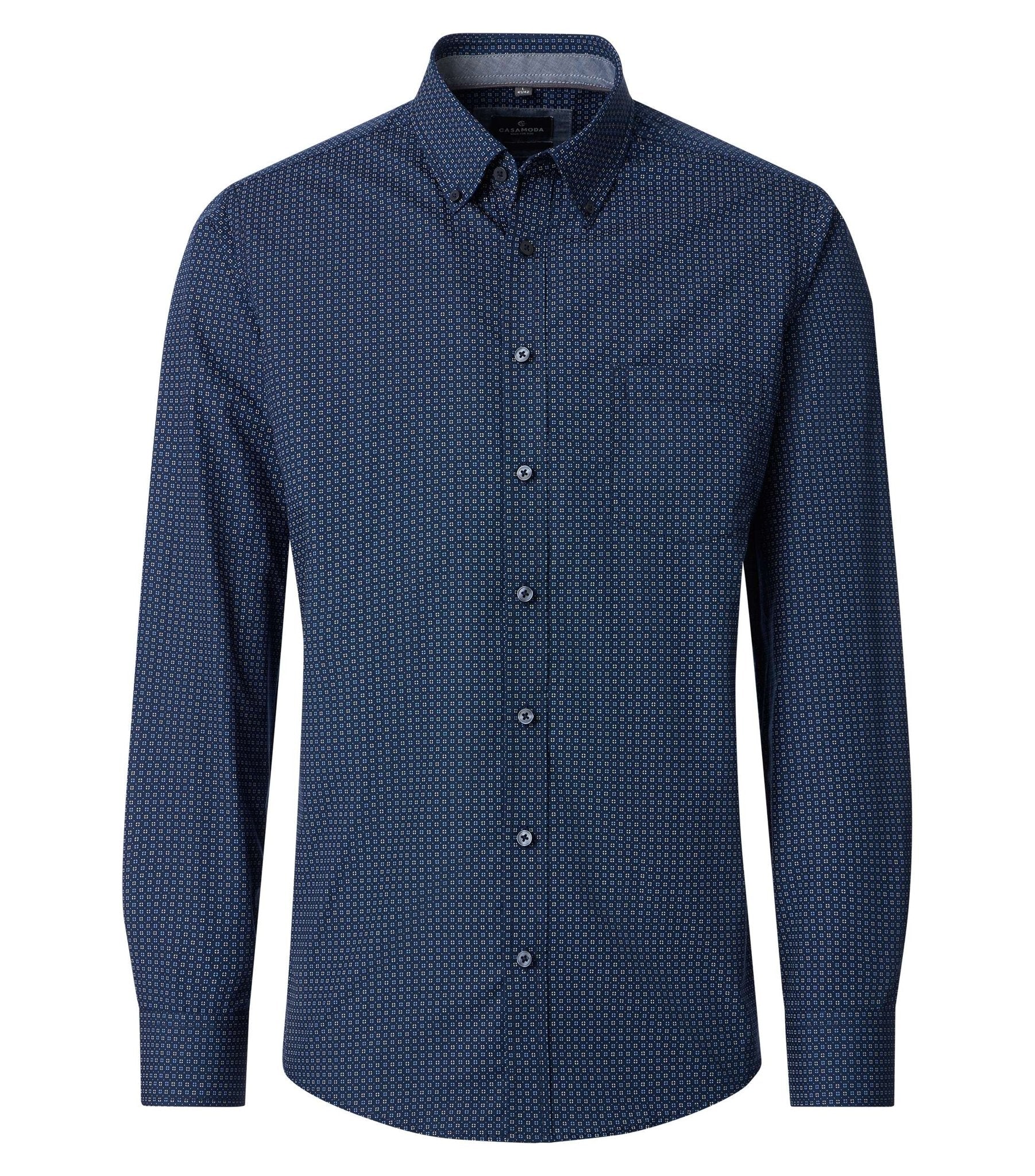 Casa Moda Herren Hemden Blau