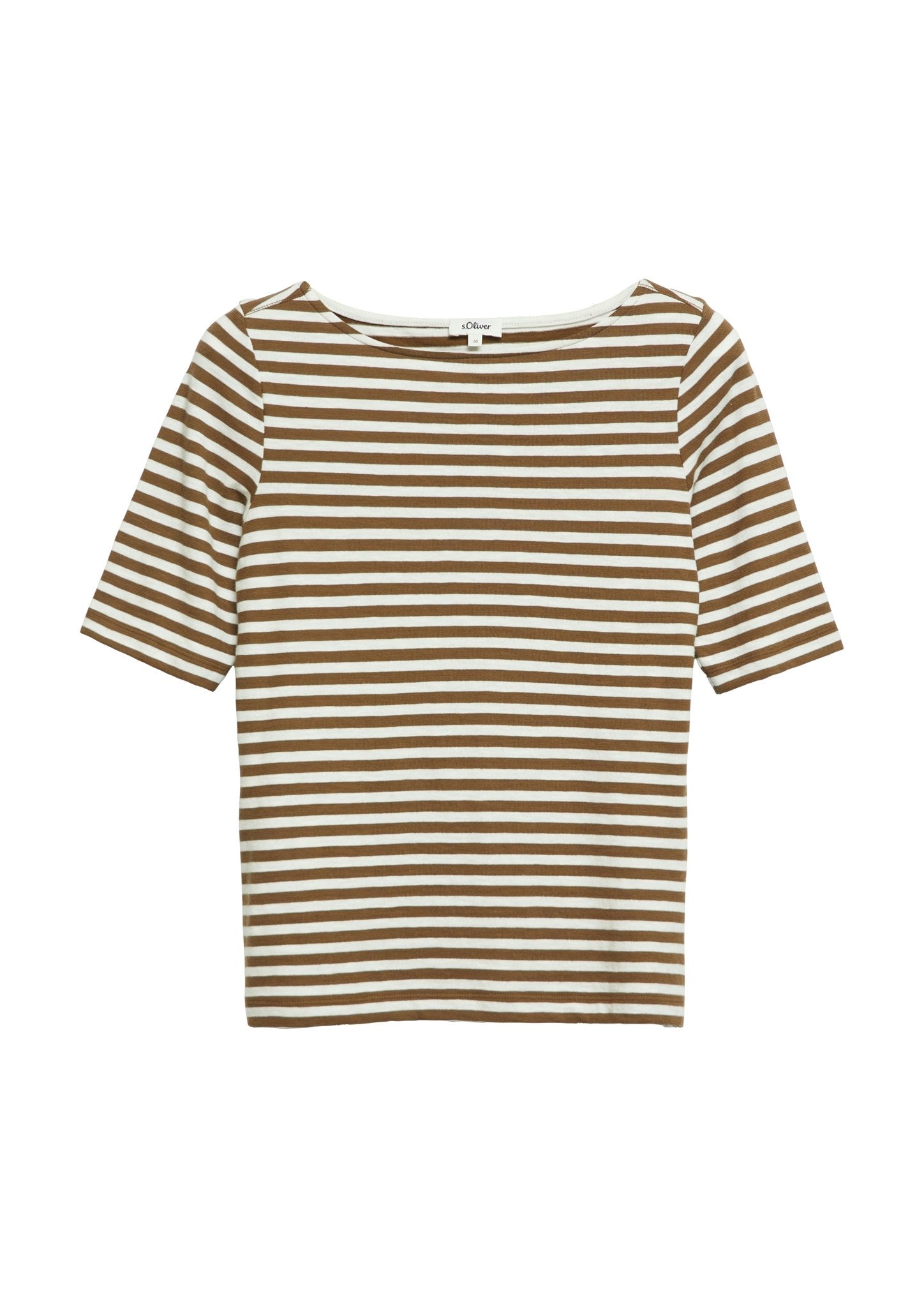 S. Oliver red Damen T-Shirts Brown