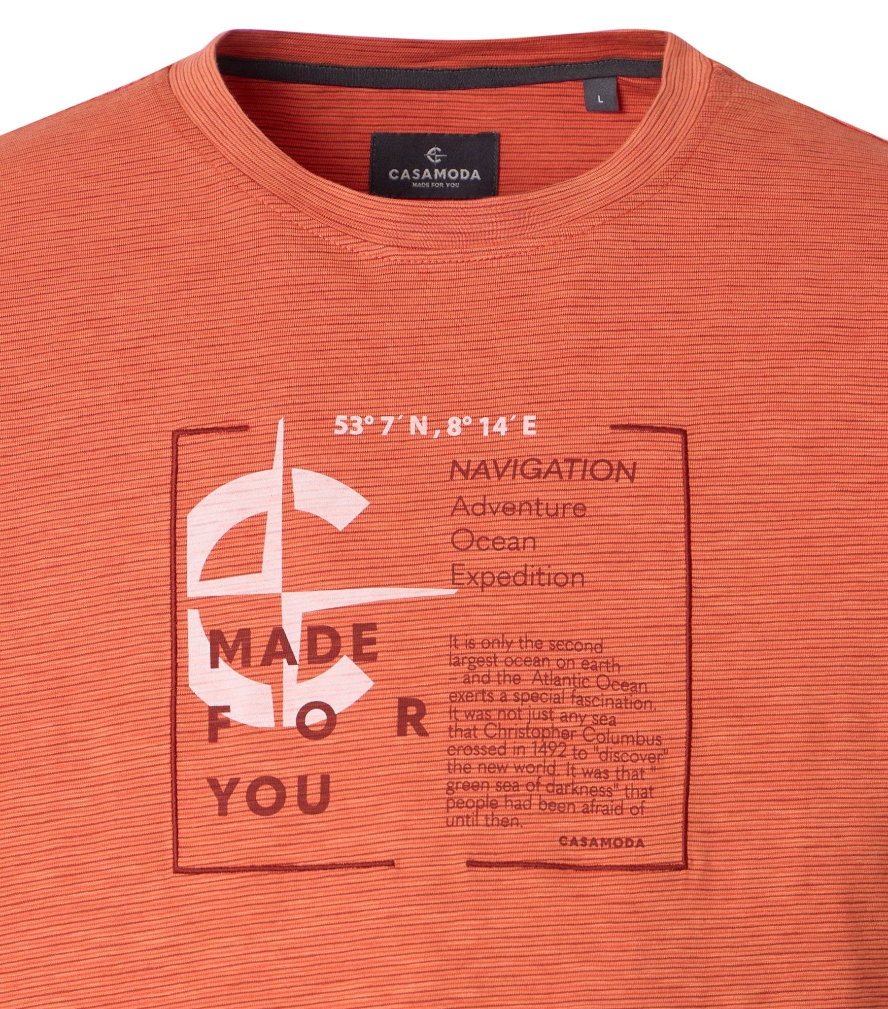Casa Moda Herren T-Shirts kurz Rot