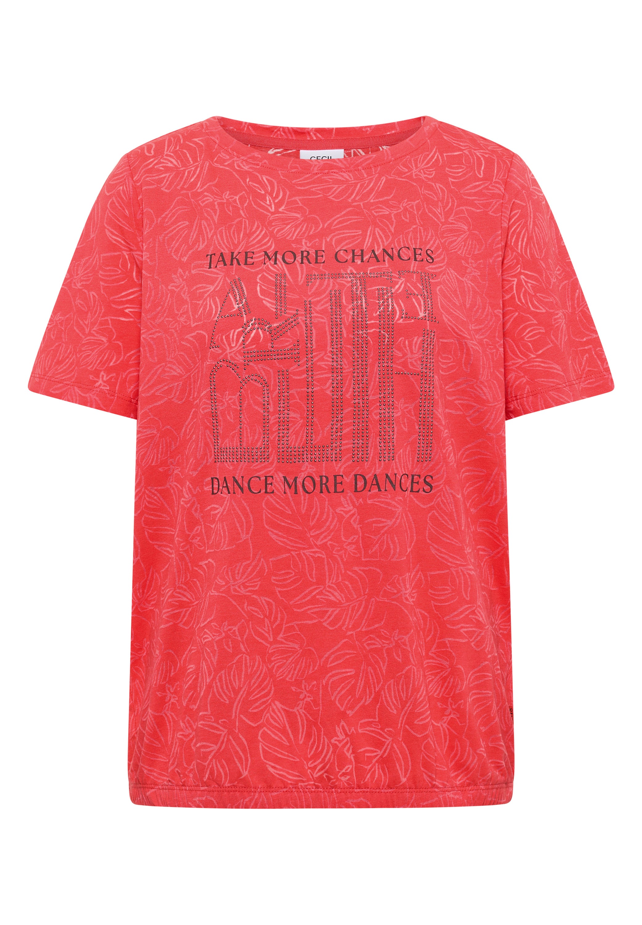Cecil Damen T-Shirts Coral